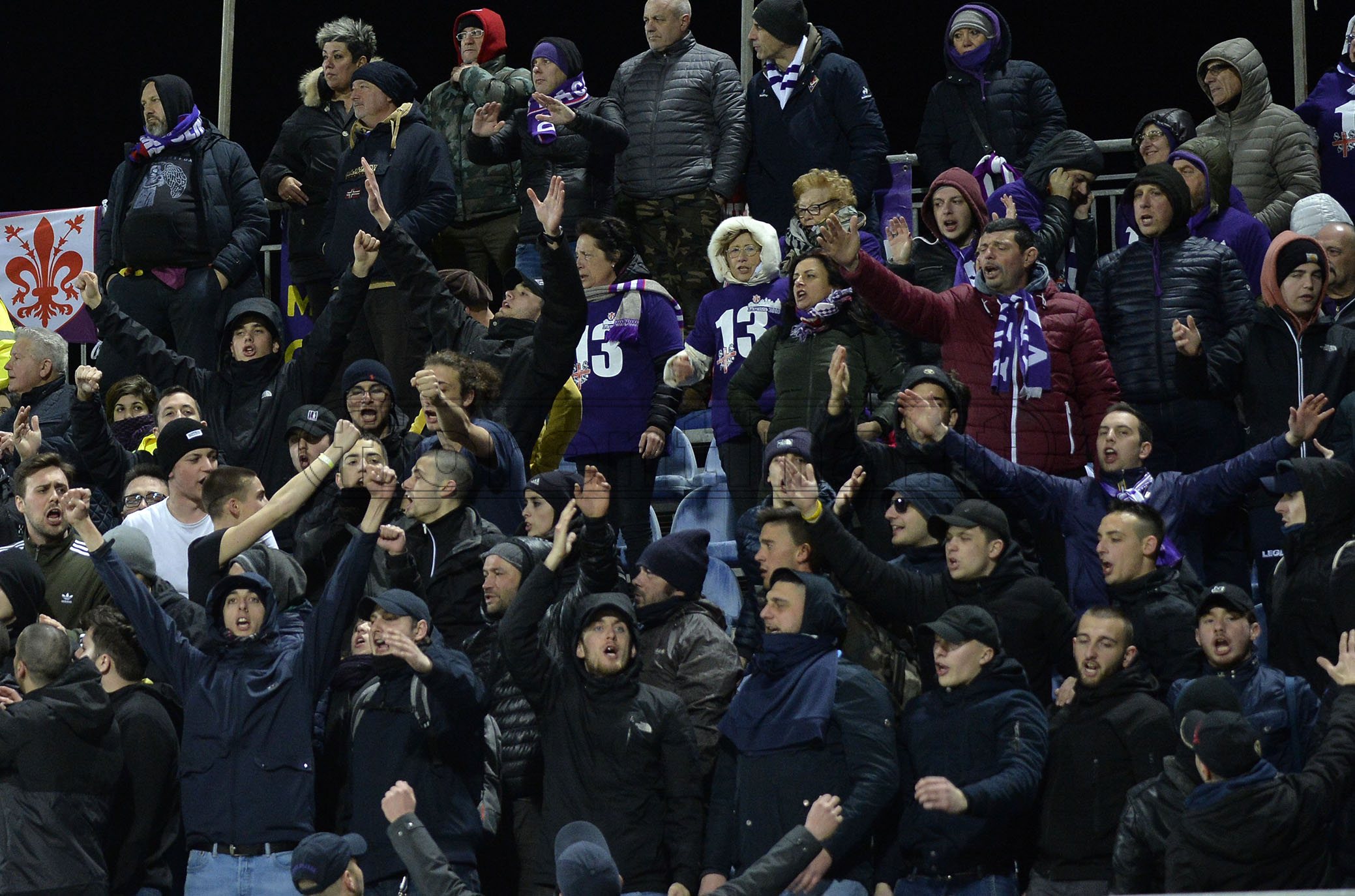 CAGLIARI-FIORENTINA 15-03-2019 TIFOSI DELLA FIORENTINA. GALASSI SILVANO/SILPRESS
