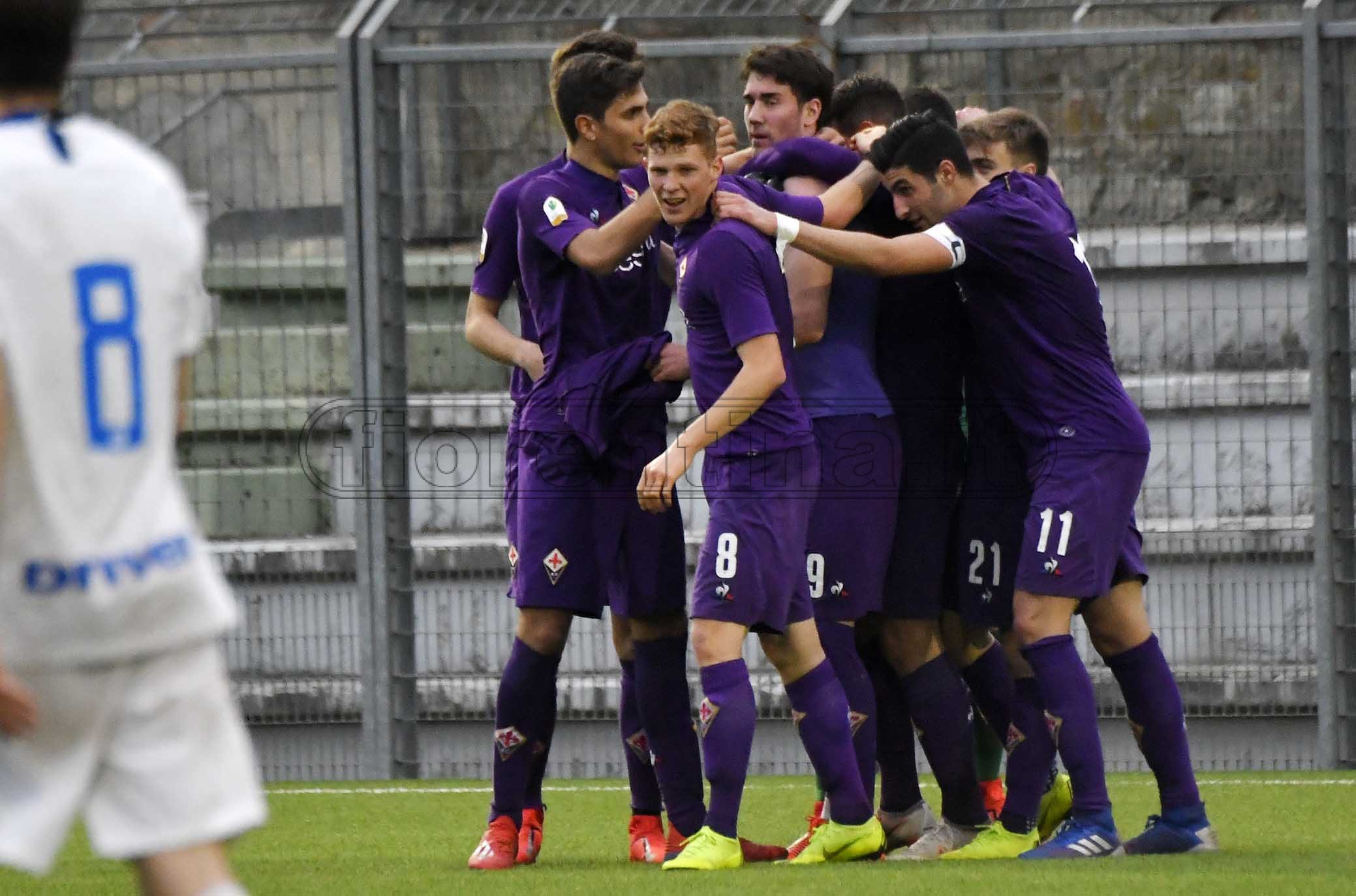 FIORENTINA PRIMAVERA-INTER 06-03-2019. TIM CUP 2018-2019. ESULTANZA DI DUSAN VLAHOVIC . GALASSI SILVANO/SILPRESS