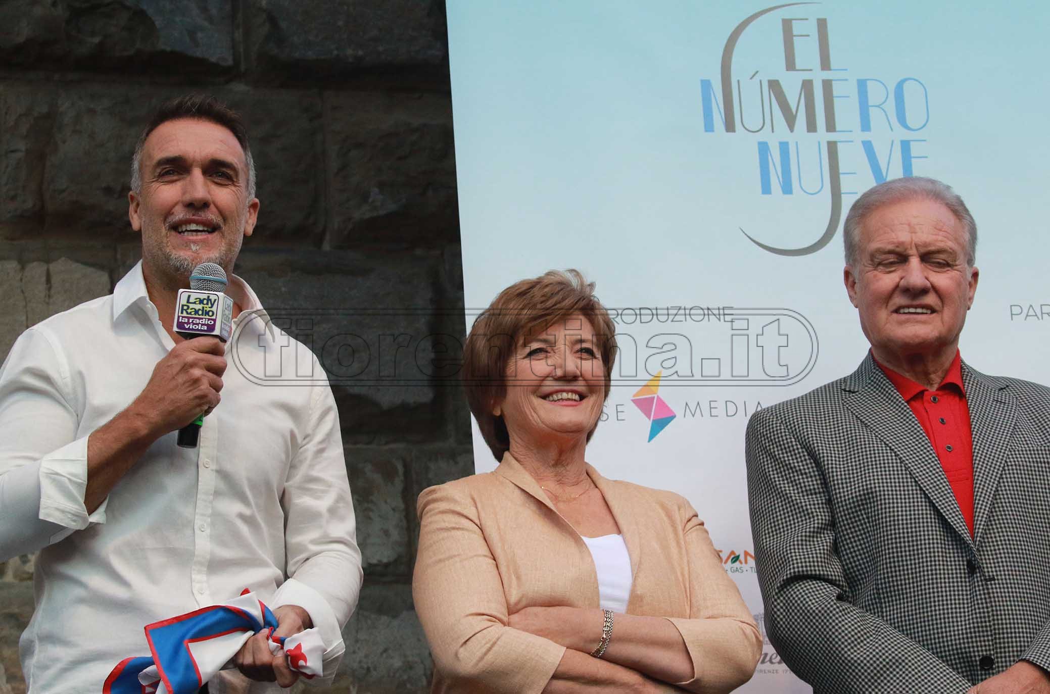 FIORENTINA 31-03-2019 GFESTA PER I 50 ANNI DI GABRIEL BATISTUTA IN PIAZZA DELLA SIGNORIA. GALASSI SILVANO/SILPRESS