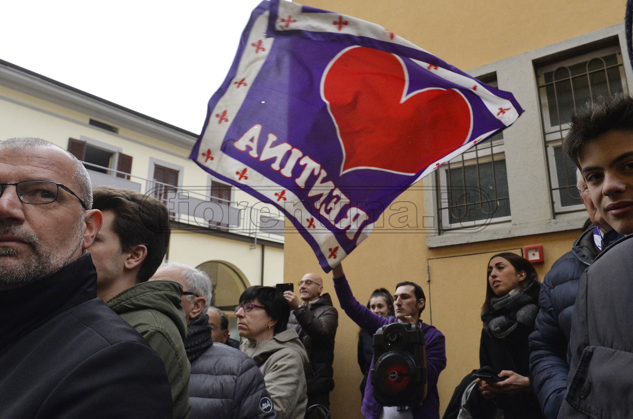 Bergamo 04-03-2019. La squadra a San Pellegrino per commemorare il capitano Davide Astori ad un anno di distanza dalla sua tragica scomparsa. GALASSI SILVANO/SILPRESS