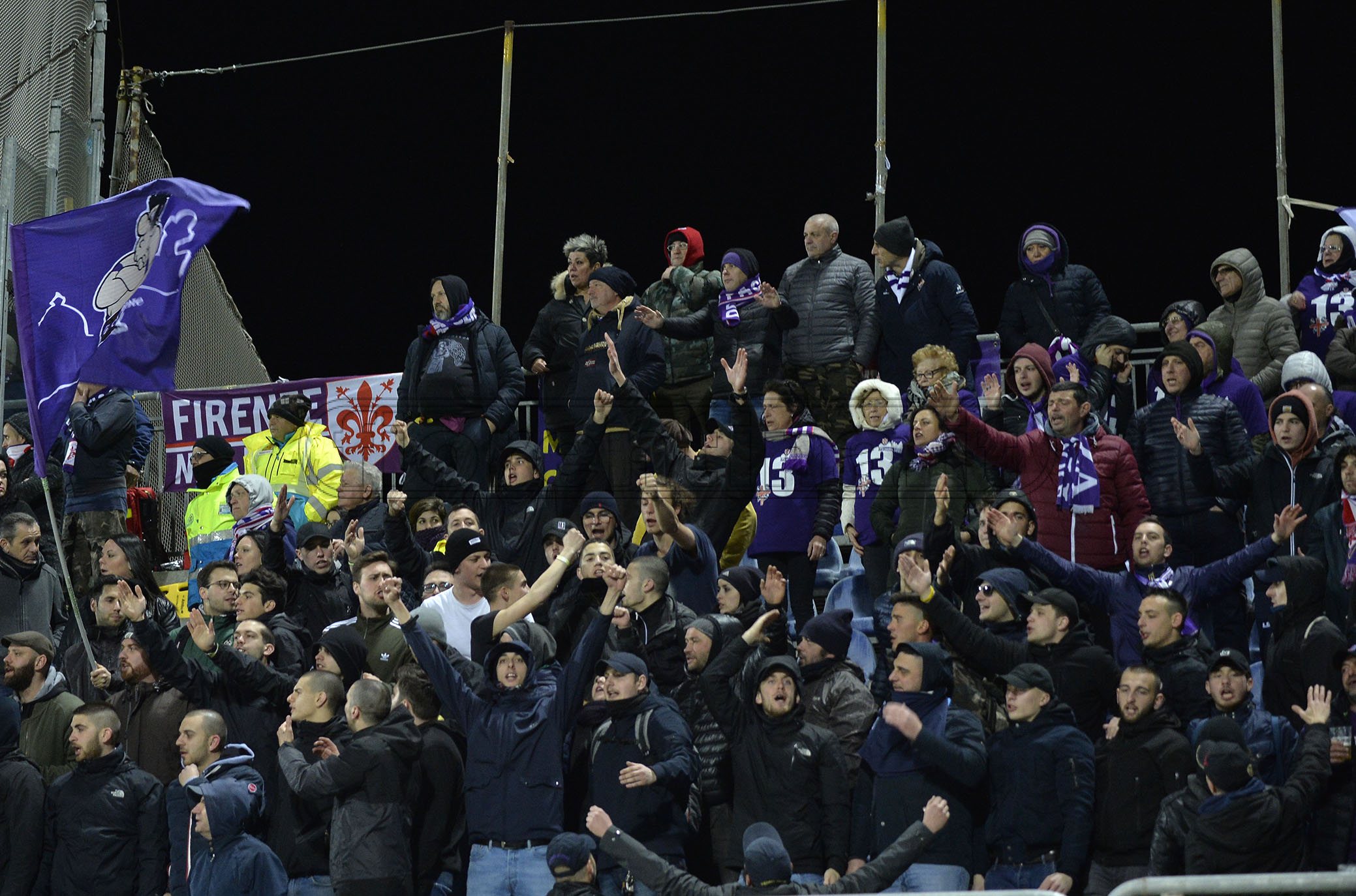 CAGLIARI-FIORENTINA 15-03-2019 TIFOSI DELLA FIORENTINA. GALASSI SILVANO/SILPRESS