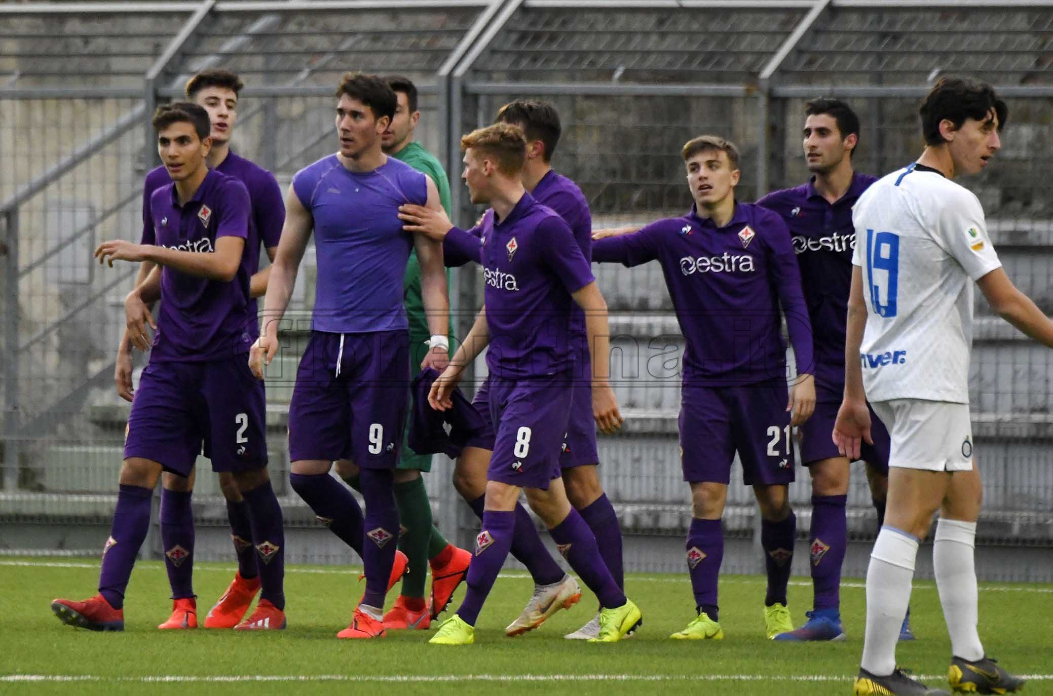 FIORENTINA PRIMAVERA-INTER 06-03-2019. TIM CUP 2018-2019. ESULTANZA DI DUSAN VLAHOVIC . GALASSI SILVANO/SILPRESS
