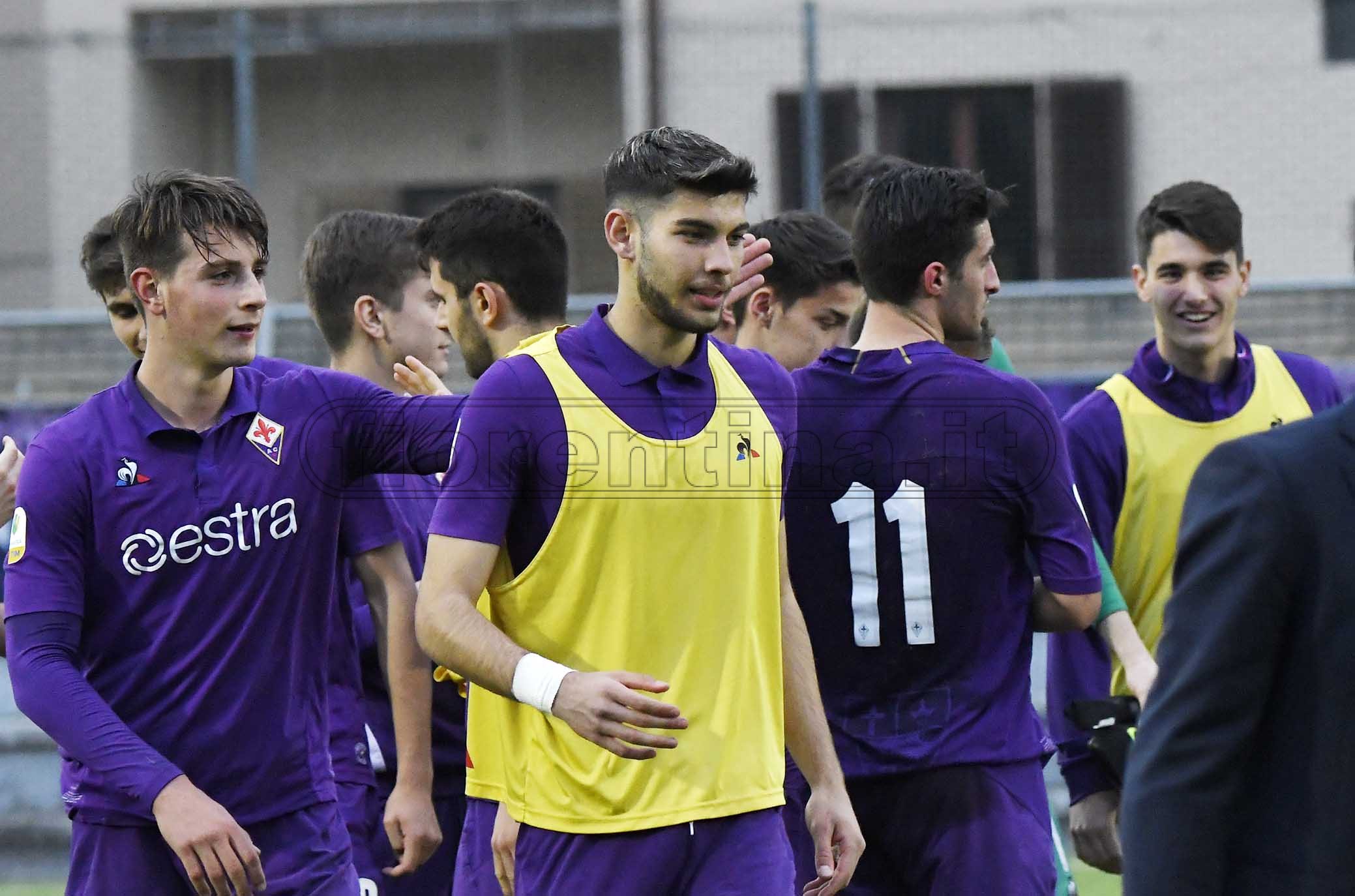 FIORENTINA PRIMAVERA-INTER 06-03-2019. TIM CUP 2018-2019. ESULTANZA DI FINE PARTITA . GALASSI SILVANO/SILPRESS