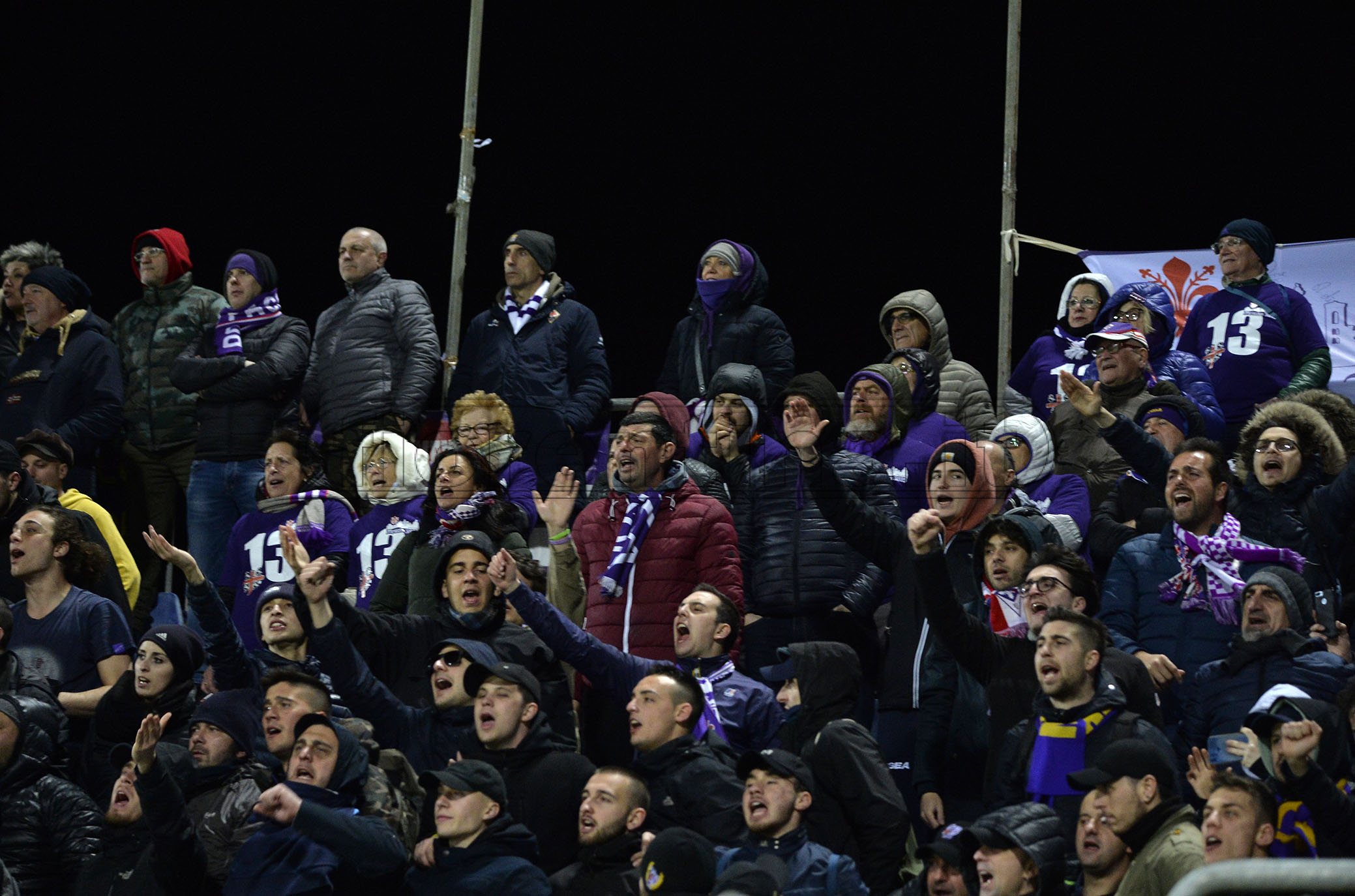 CAGLIARI-FIORENTINA 15-03-2019 TIFOSI DELLA FIORENTINA. GALASSI SILVANO/SILPRESS