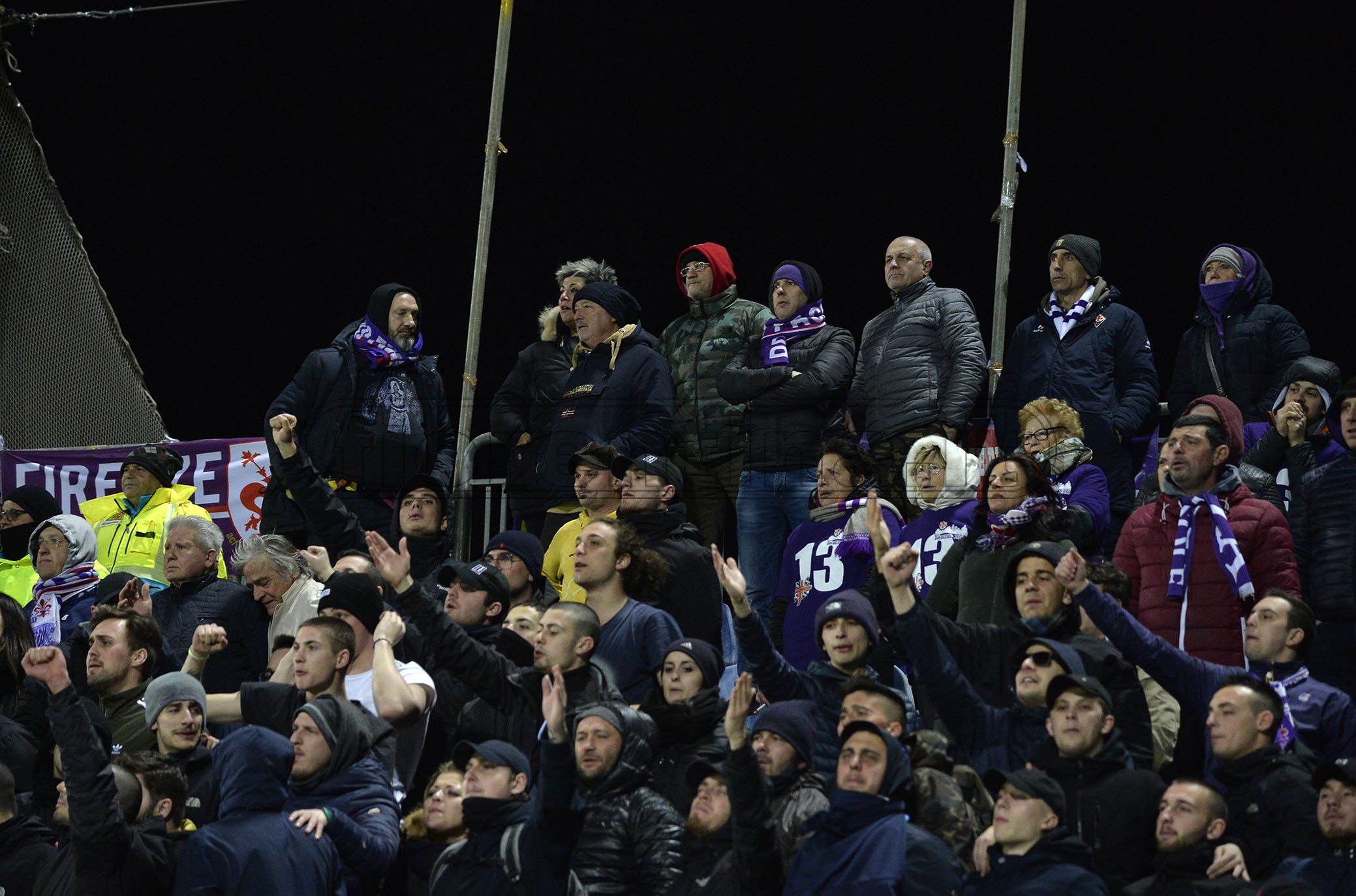 CAGLIARI-FIORENTINA 15-03-2019 TIFOSI DELLA FIORENTINA. GALASSI SILVANO/SILPRESS