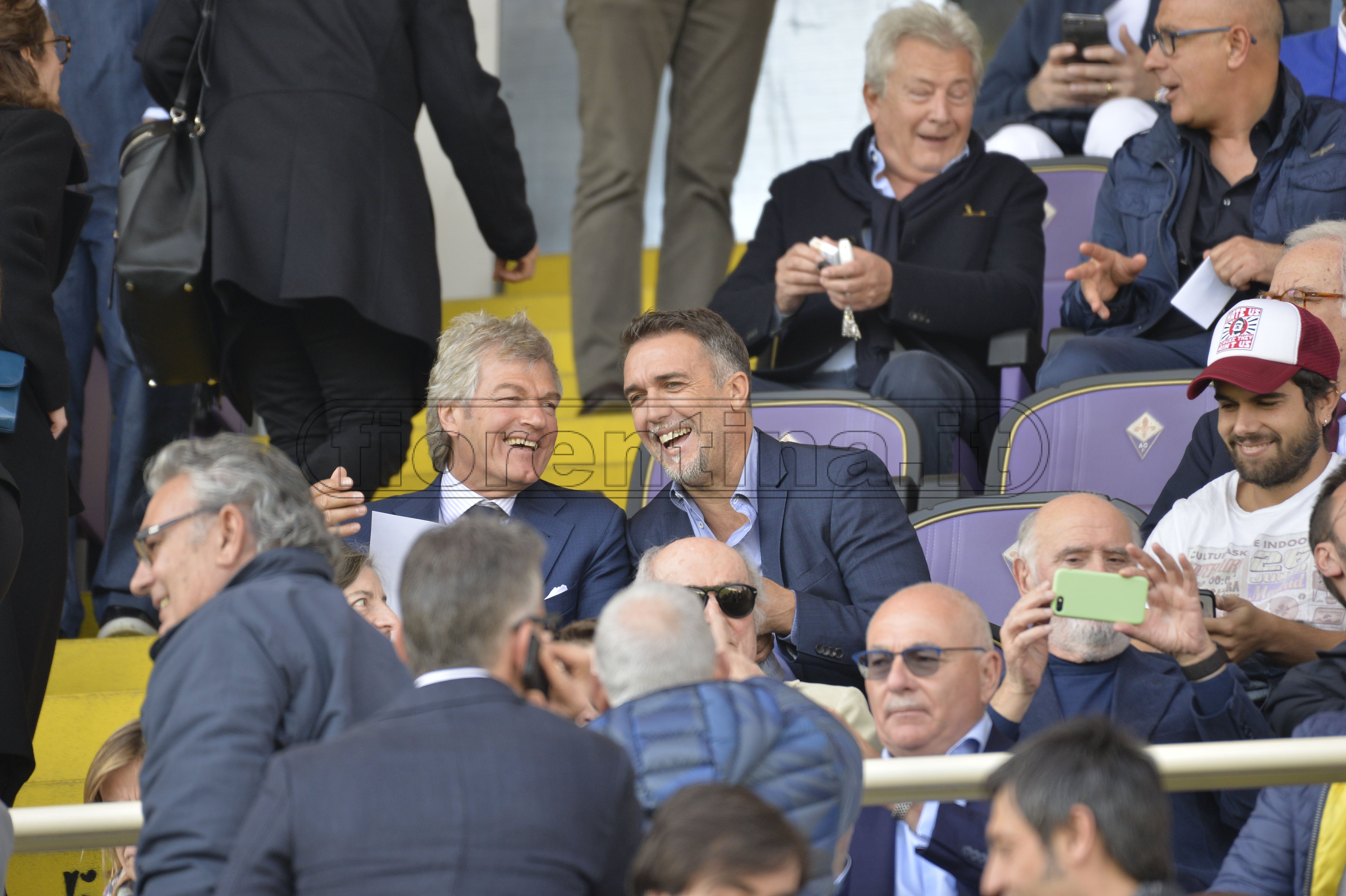 FIORENTINA-TORINO 31-03-2019 ROMANO FOGLI E GABRIEL BATISTUTA. GALASSI SILVANO/SILPRESS