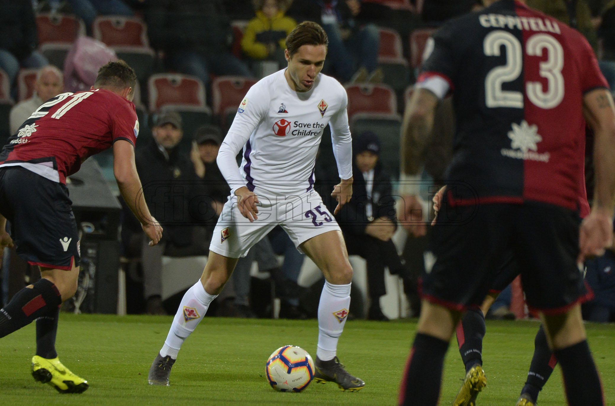 CAGLIARI-FIORENTINA 15-03-2019 FEDERICO CHIESAI. GALASSI SILVANO/SILPRESS