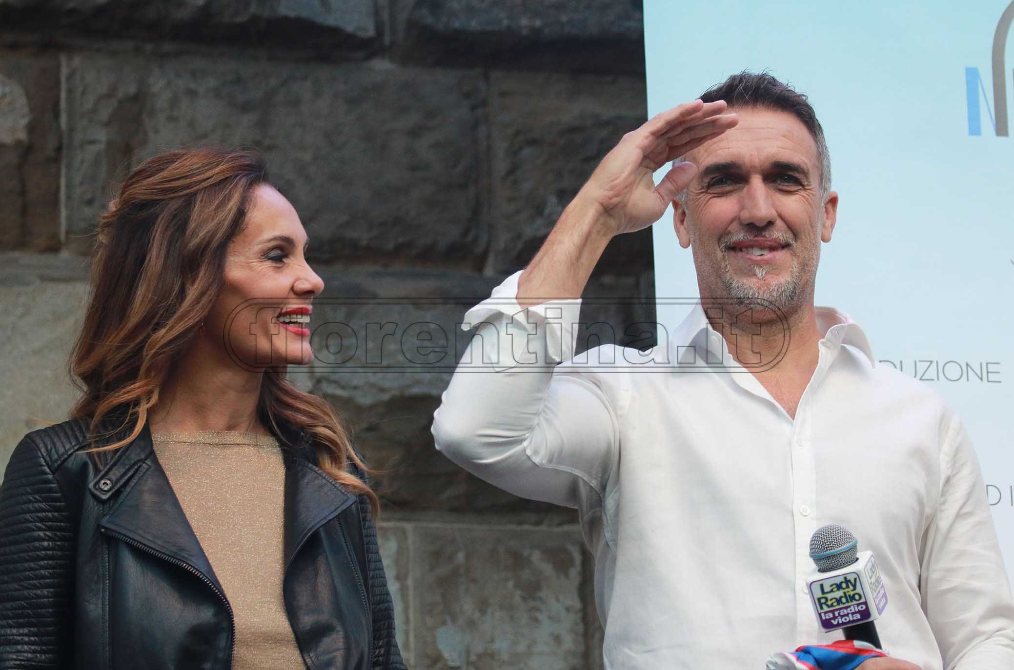 FIORENTINA 31-03-2019 GFESTA PER I 50 ANNI DI GABRIEL BATISTUTA IN PIAZZA DELLA SIGNORIA. GALASSI SILVANO/SILPRESS