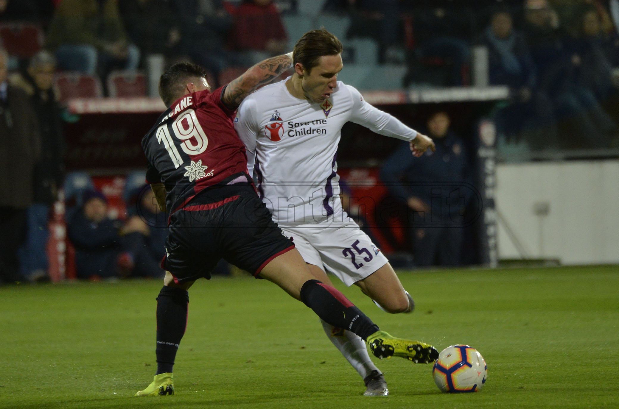 CAGLIARI-FIORENTINA 15-03-2019 FEDERICO CHIESA. GALASSI SILVANO/SILPRESS