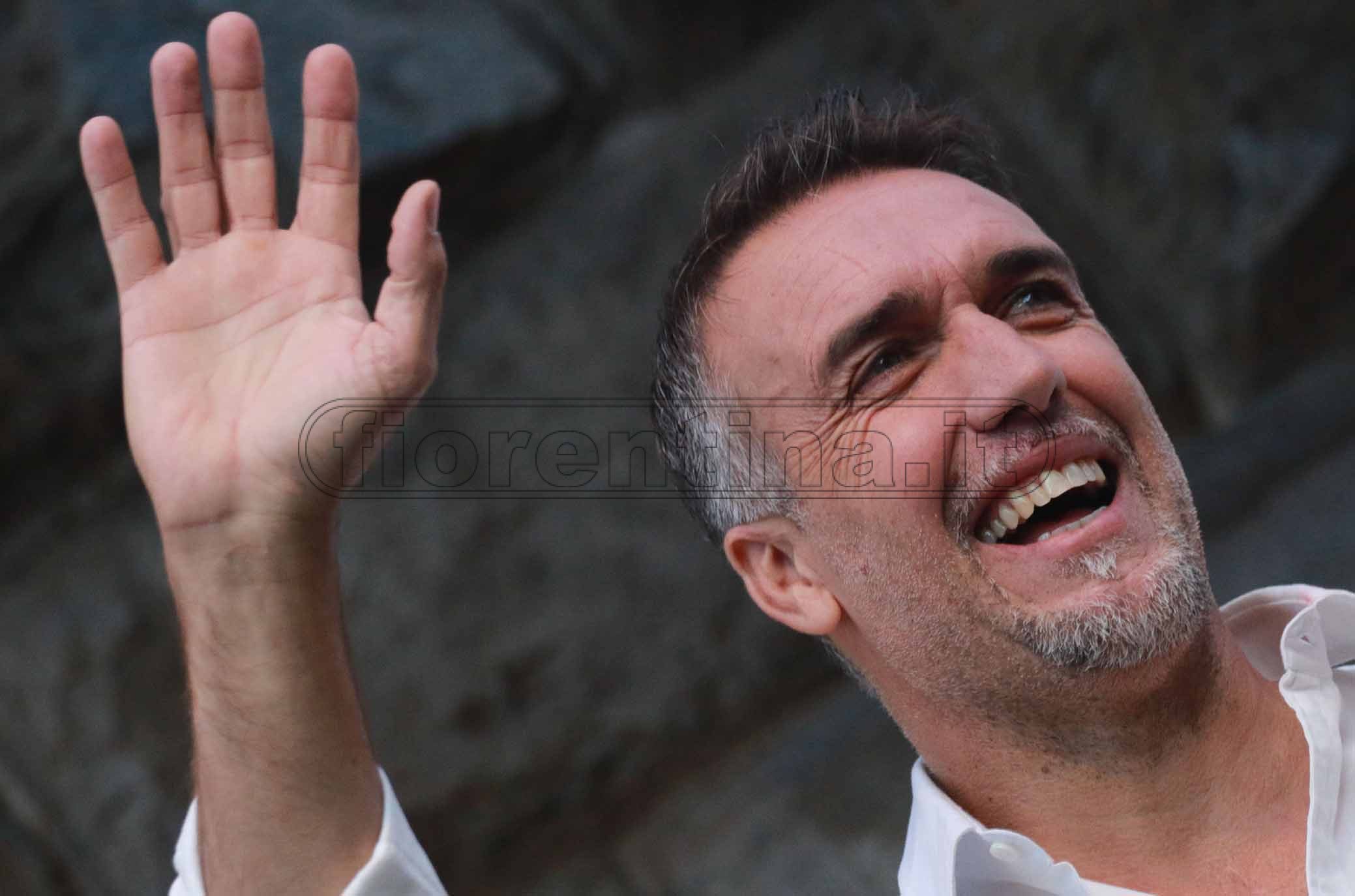 FIORENTINA 31-03-2019 GFESTA PER I 50 ANNI DI GABRIEL BATISTUTA IN PIAZZA DELLA SIGNORIA. GALASSI SILVANO/SILPRESS