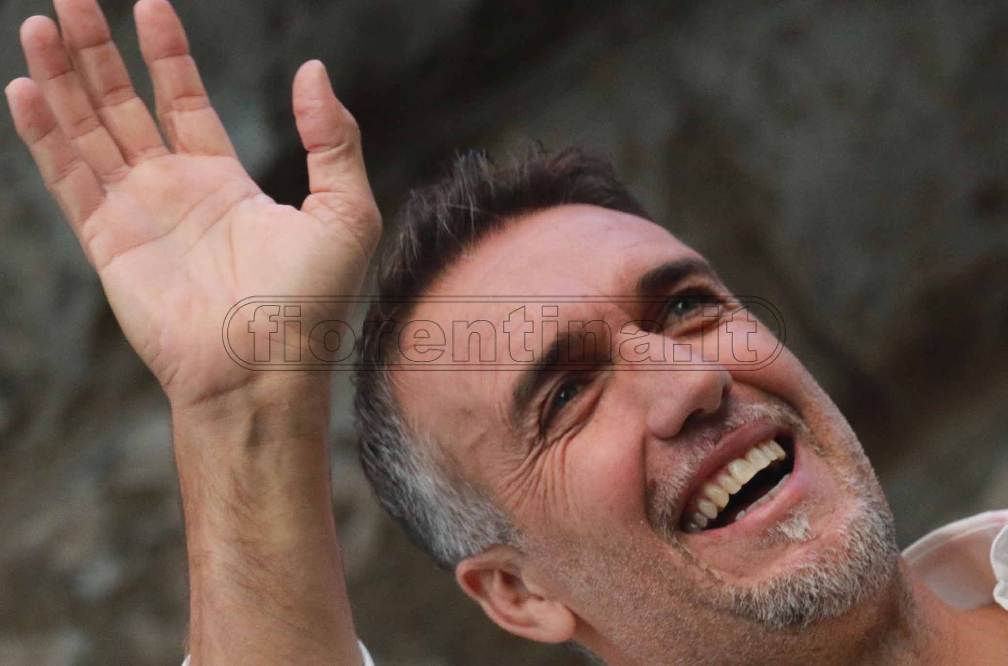 FIORENTINA 31-03-2019 GFESTA PER I 50 ANNI DI GABRIEL BATISTUTA IN PIAZZA DELLA SIGNORIA. GALASSI SILVANO/SILPRESS