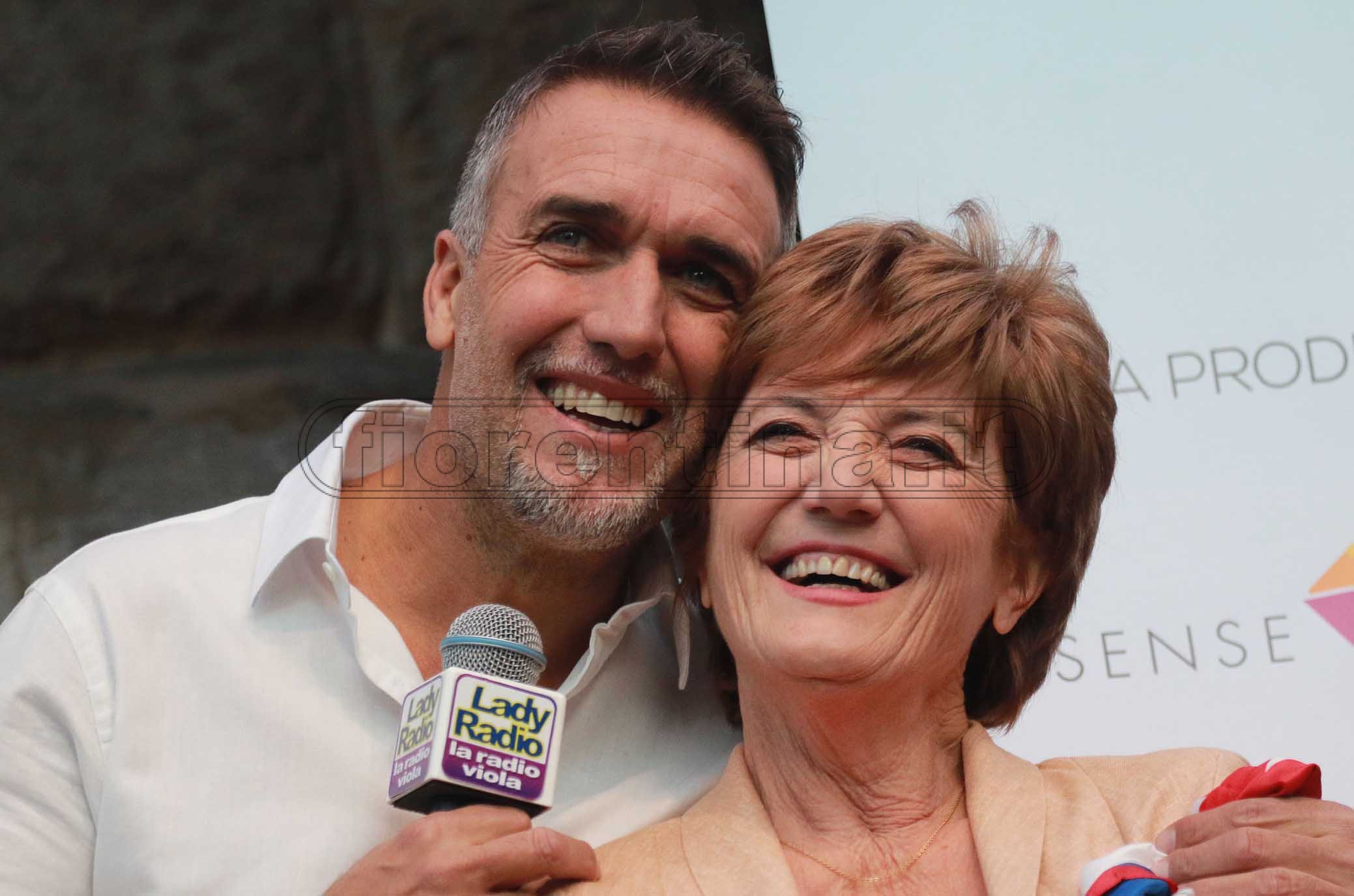 FIORENTINA 31-03-2019 GFESTA PER I 50 ANNI DI GABRIEL BATISTUTA IN PIAZZA DELLA SIGNORIA. GALASSI SILVANO/SILPRESS