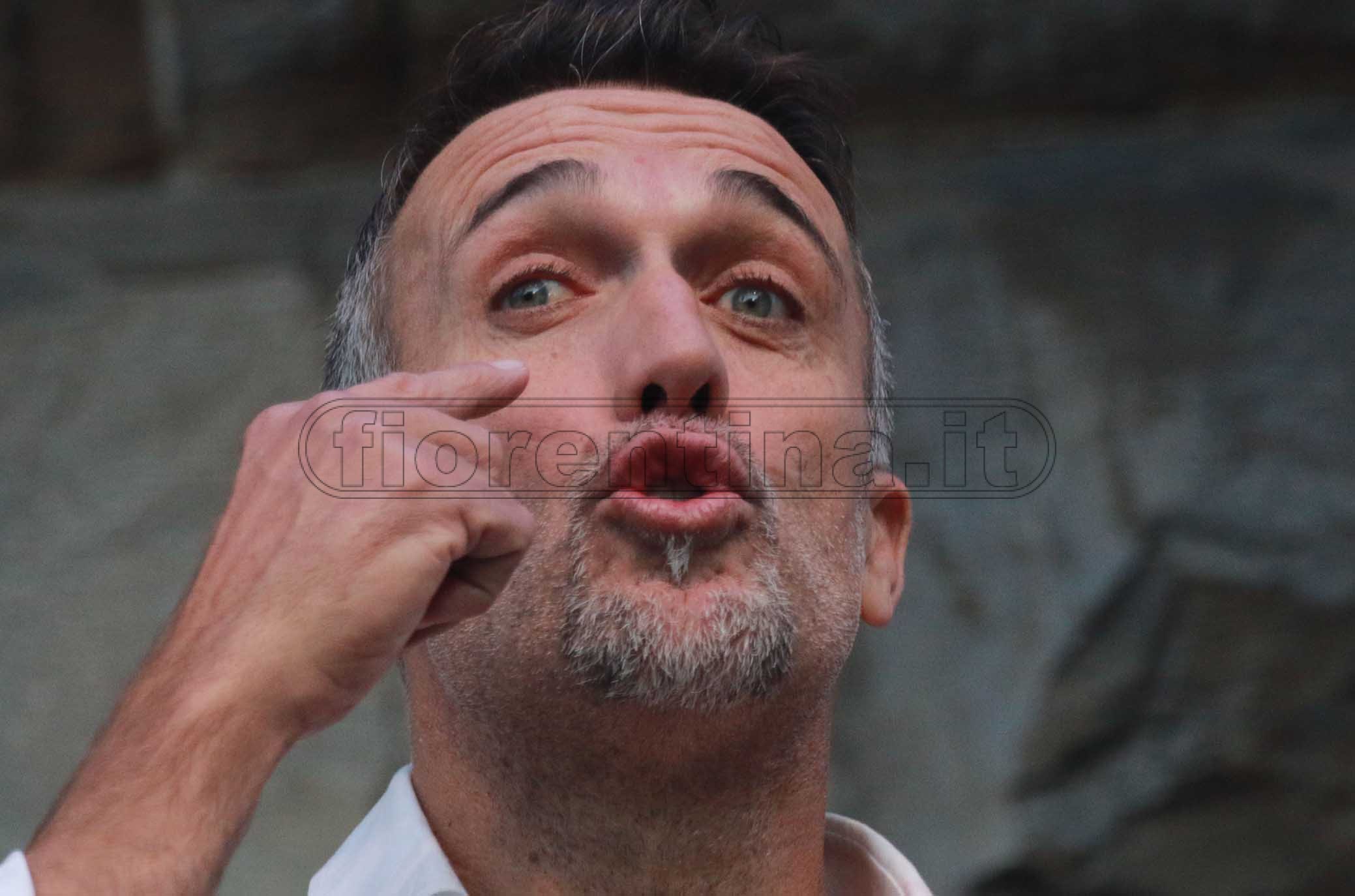 FIORENTINA 31-03-2019 GFESTA PER I 50 ANNI DI GABRIEL BATISTUTA IN PIAZZA DELLA SIGNORIA. GALASSI SILVANO/SILPRESS