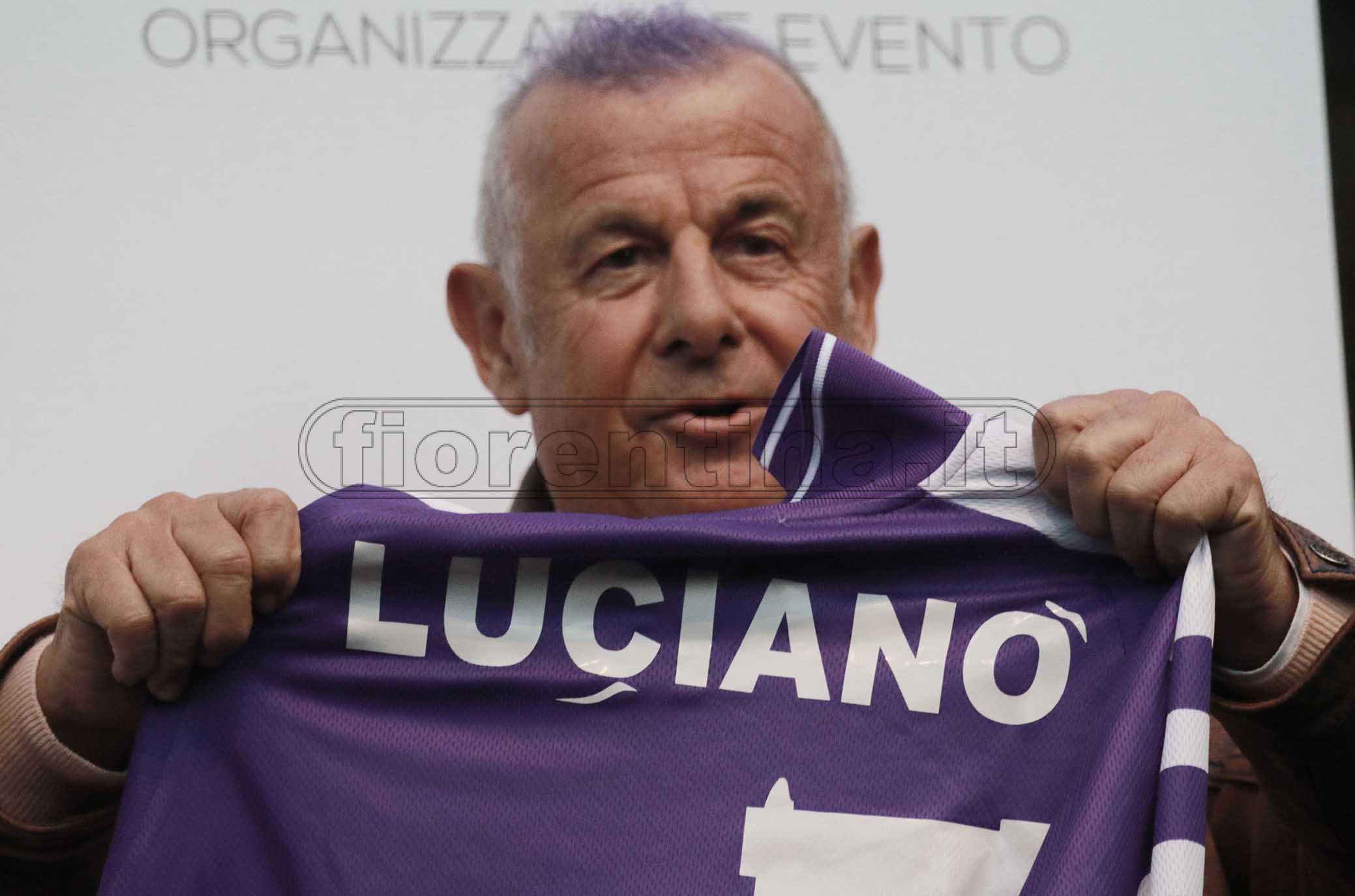 FIORENTINA 31-03-2019 GFESTA PER I 50 ANNI DI GABRIEL BATISTUTA IN PIAZZA DELLA SIGNORIA. LUCIANO DATI. GALASSI SILVANO/SILPRESS