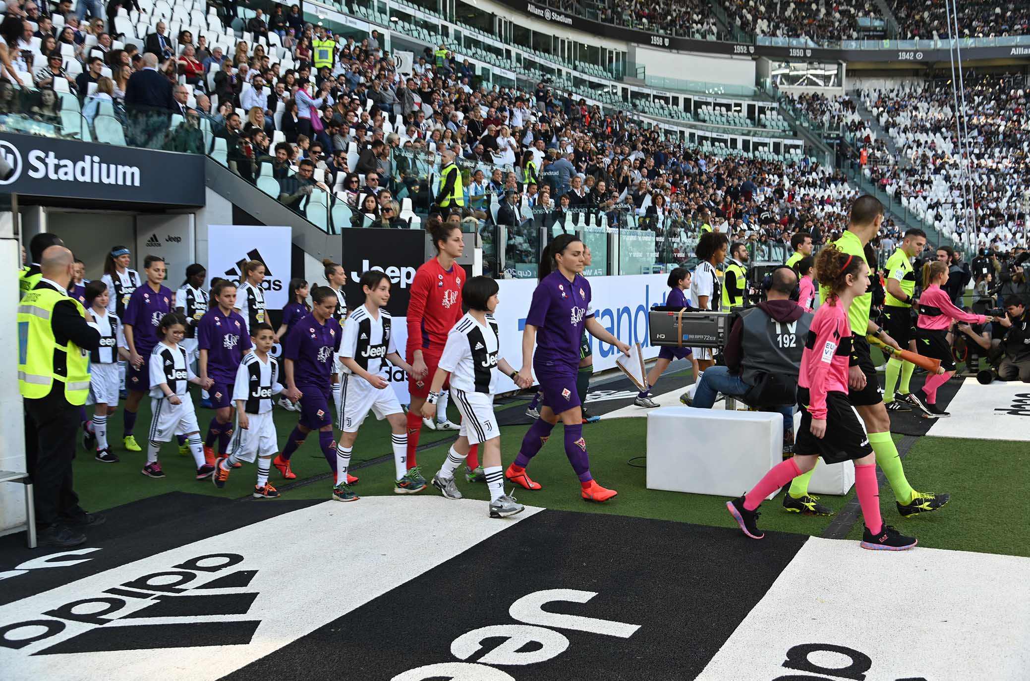 JUVENTUS WOMEN- FIORENTINA 24-03-2019 FIORENTINA WOMEN'S ENTRANO IN CAMPO. GALASSI SILVANO/SILPRESS