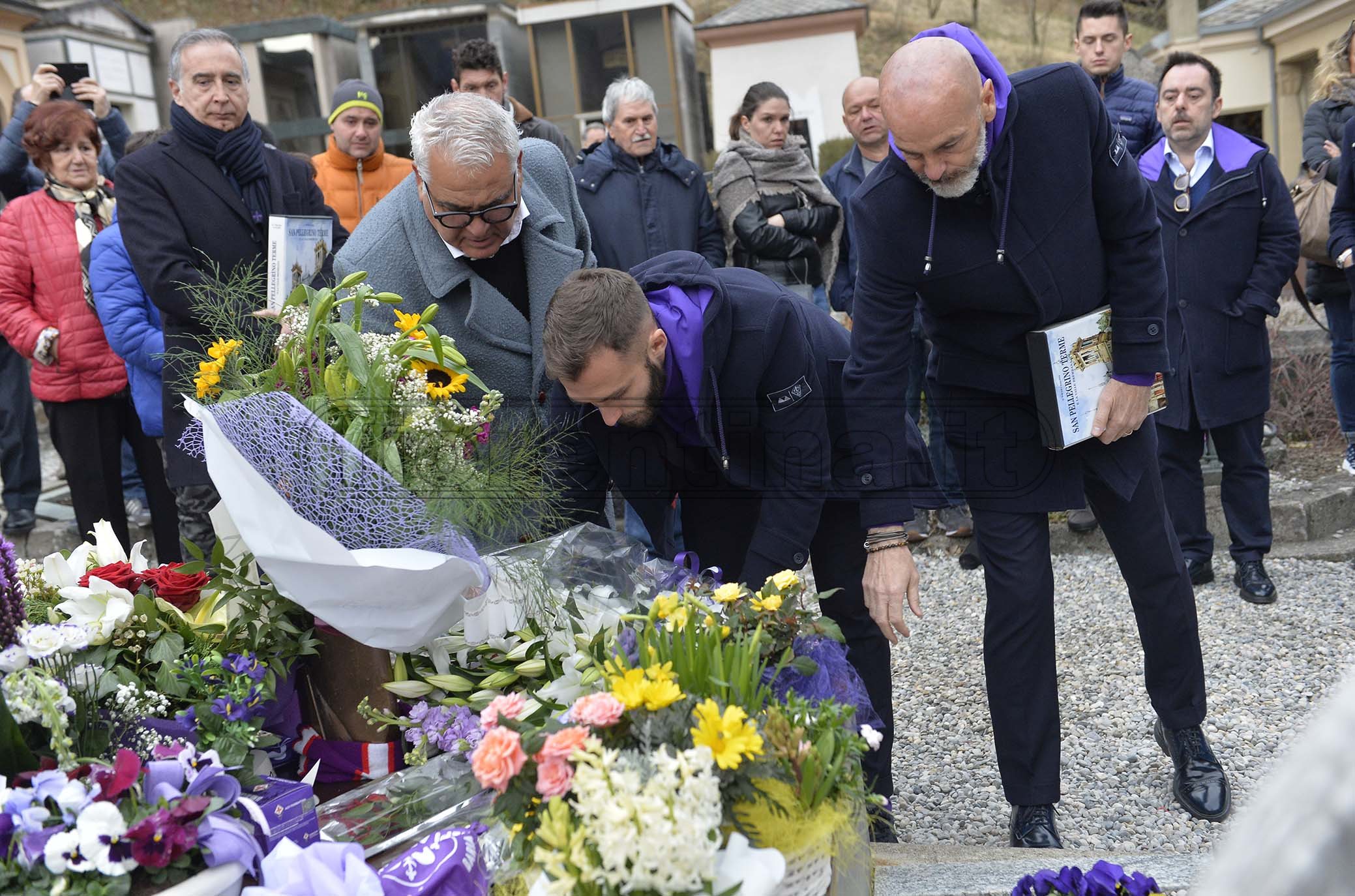 Astori per sempre: commozione e preghiere per i viola a San Pellegrino Terme