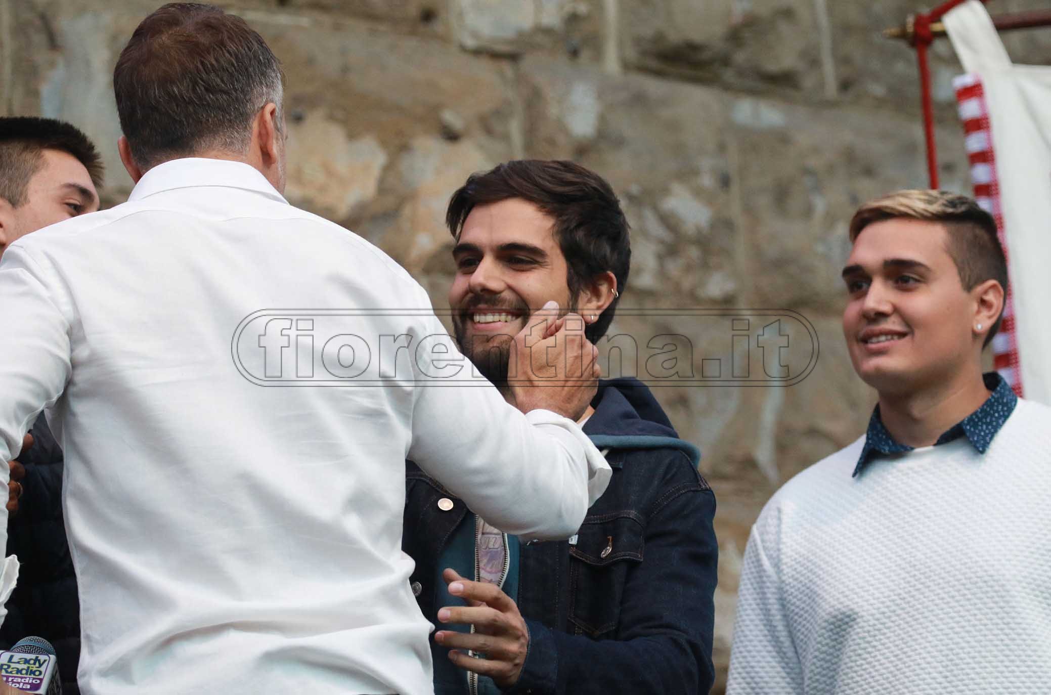 FIORENTINA 31-03-2019 GFESTA PER I 50 ANNI DI GABRIEL BATISTUTA IN PIAZZA DELLA SIGNORIA. GALASSI SILVANO/SILPRESS