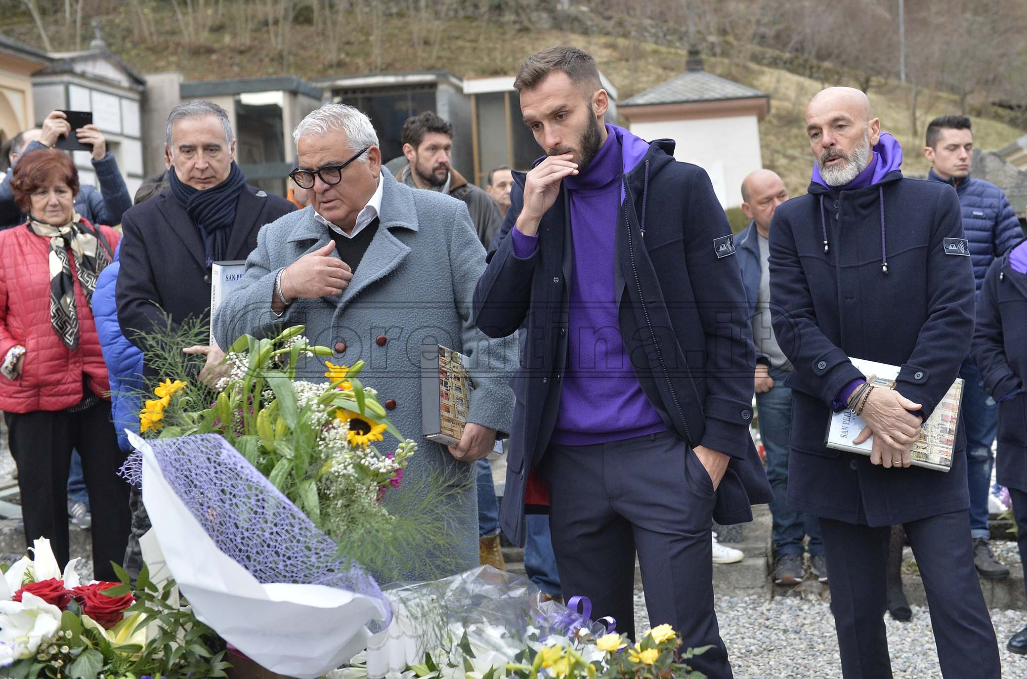 La Fiorentina dal suo Capitano. La toccante omelia: "Quella di Davide è una morte viva"