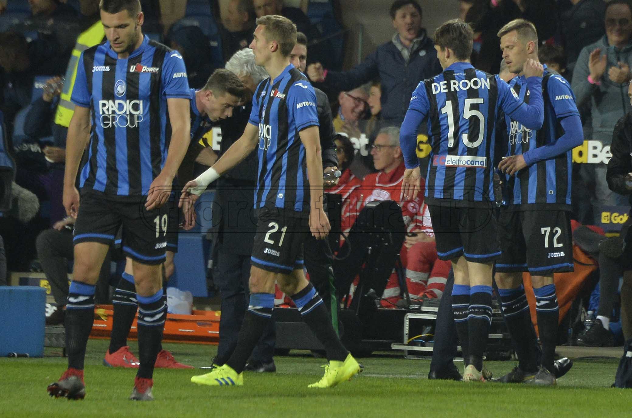 ATALANTA-FIORENINA 03-03-2019 ESULTANZA ILICIC. GALASSI SILVANO/SILPRESS