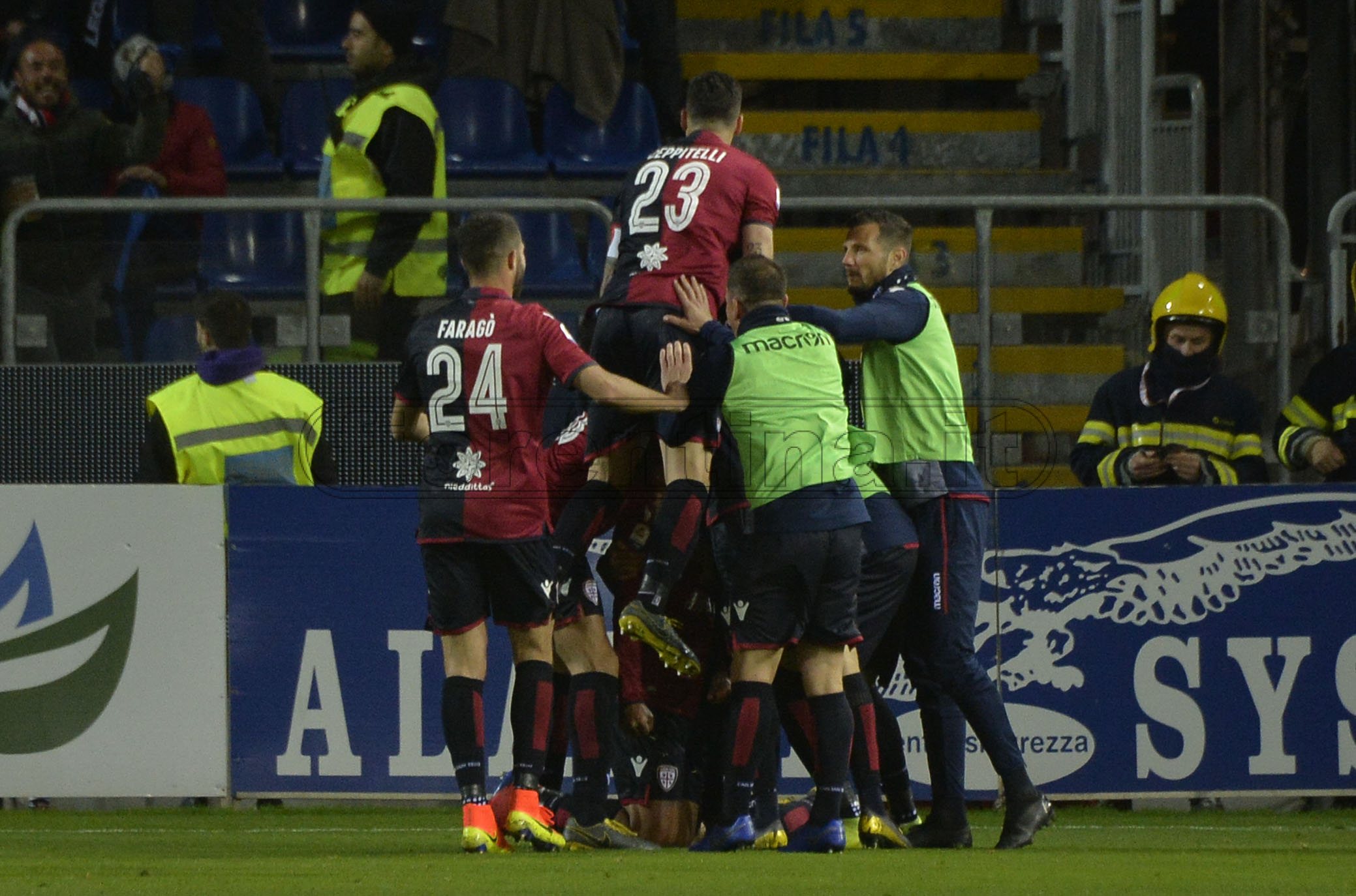 Gigi Riva: “Cagliari alla pari con tutti. Simeone-Joao Pedro davanti si completano”