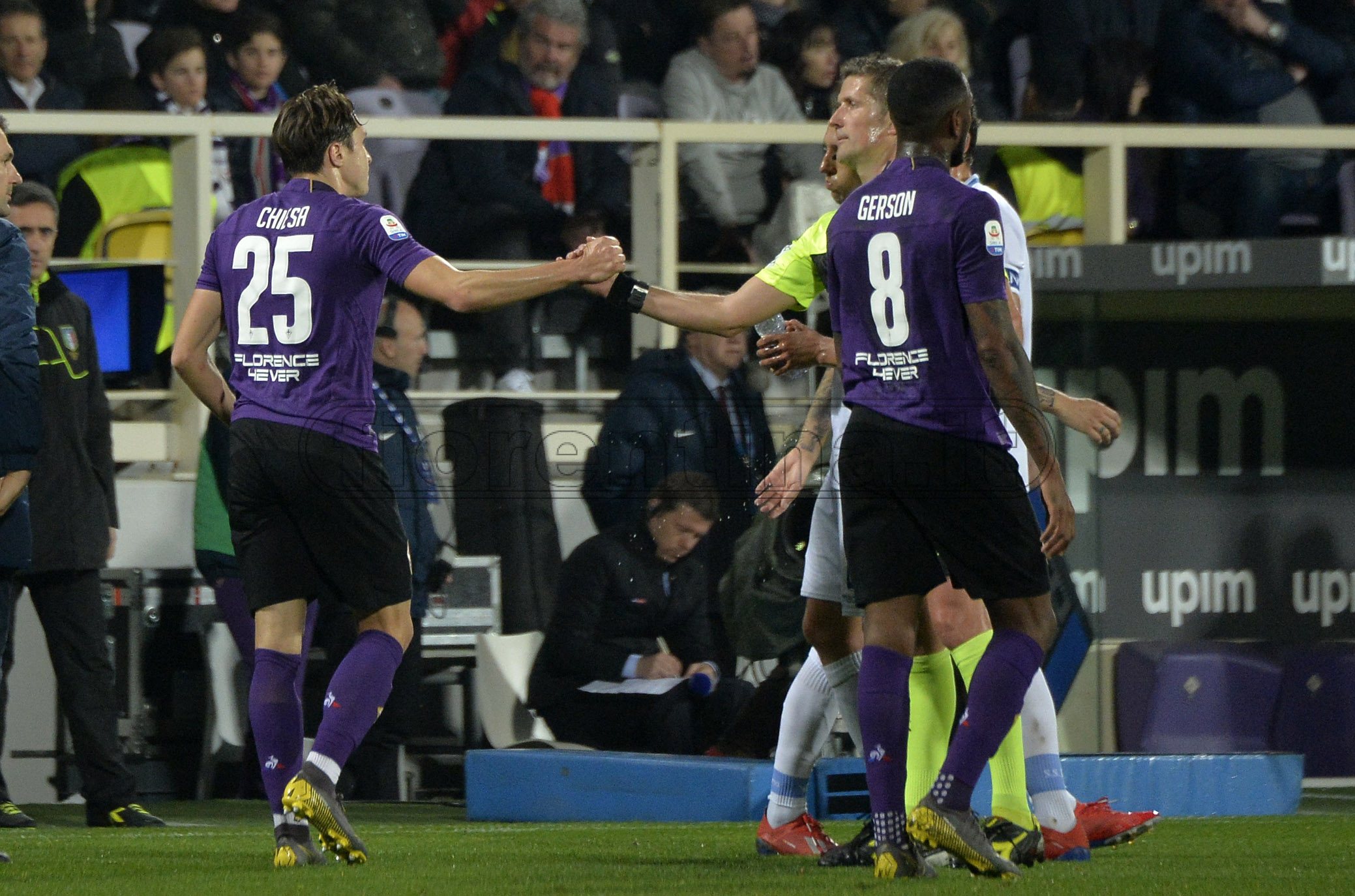 FIORENTINA-LAZIO 10-03-2019 FEDERICO CHIESA ESCE . GALASSI SILVANO/SILPRESS