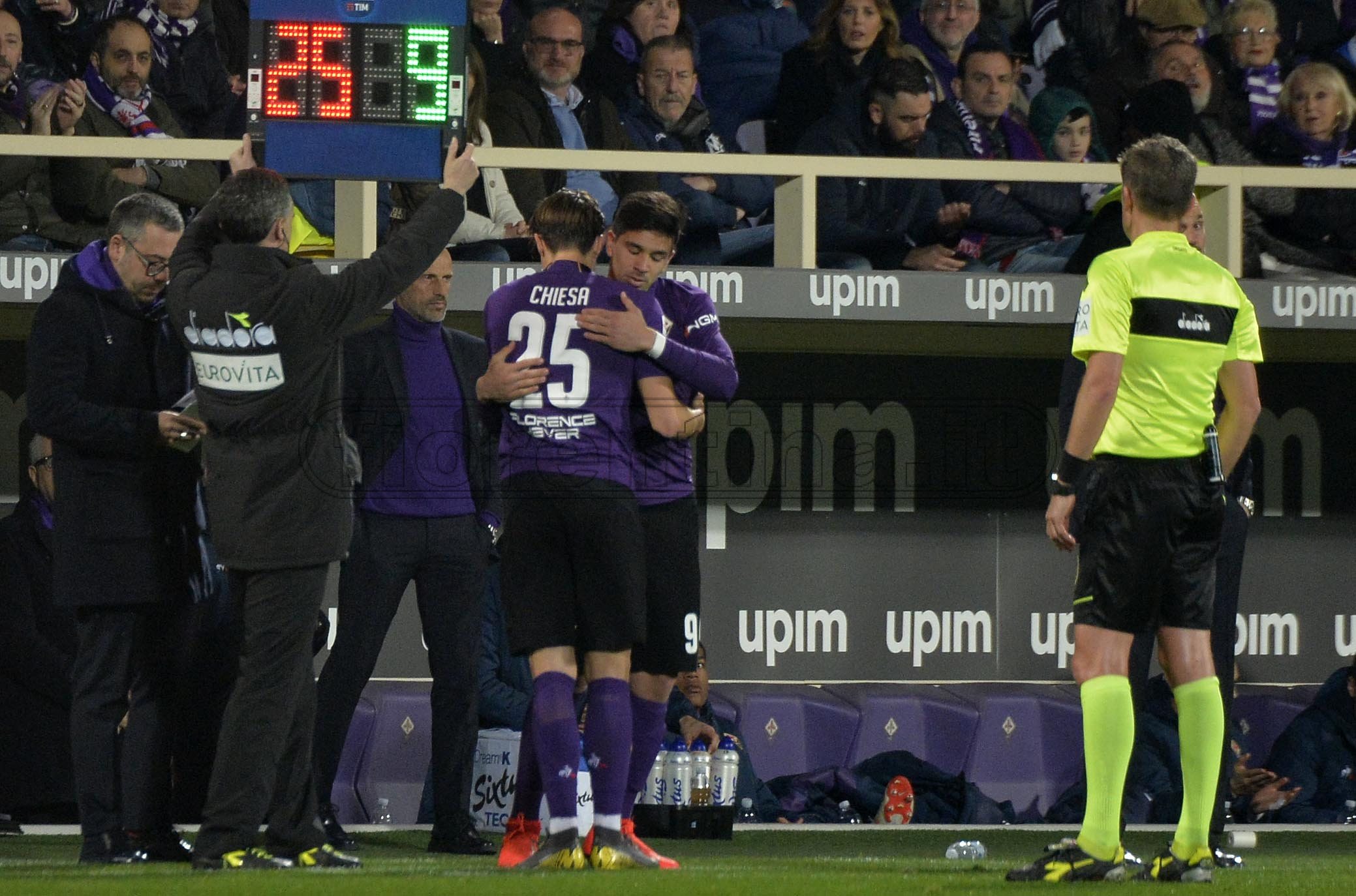 FIORENTINA-LAZIO 10-03-2019 FEDERICO CHIESA SOSTITUITO DA GIOVANNI SIMEONE. GALASSI SILVANO/SILPRESS