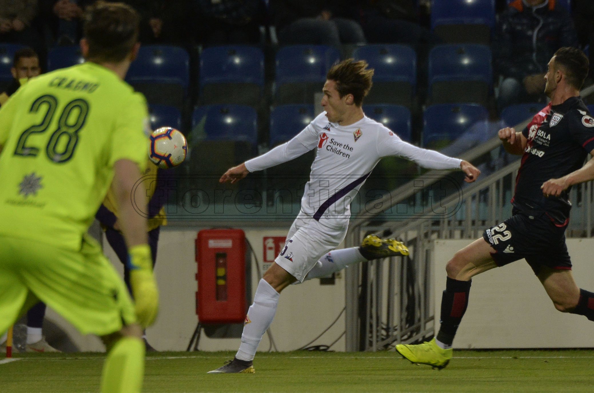 CAGLIARI-FIORENTINA 15-03-2019 FEDERICO CHIESA GALASSI SILVANO/SILPRESS