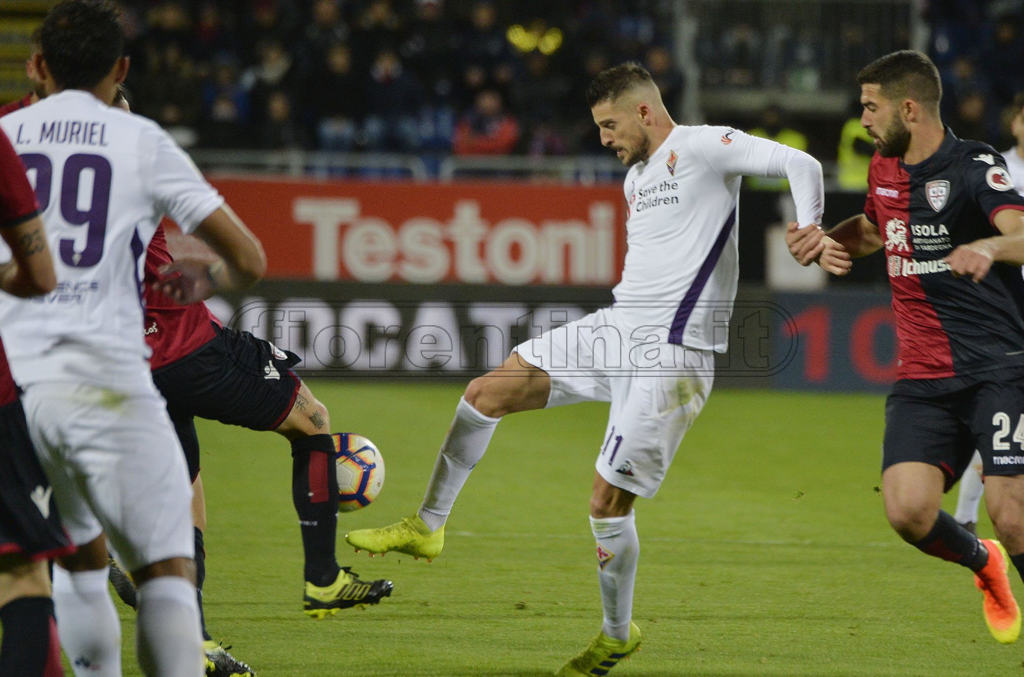 CAGLIARI-FIORENTINA 15-03-2019 KEVIN MIRALLAS GALASSI SILVANO/SILPRESS