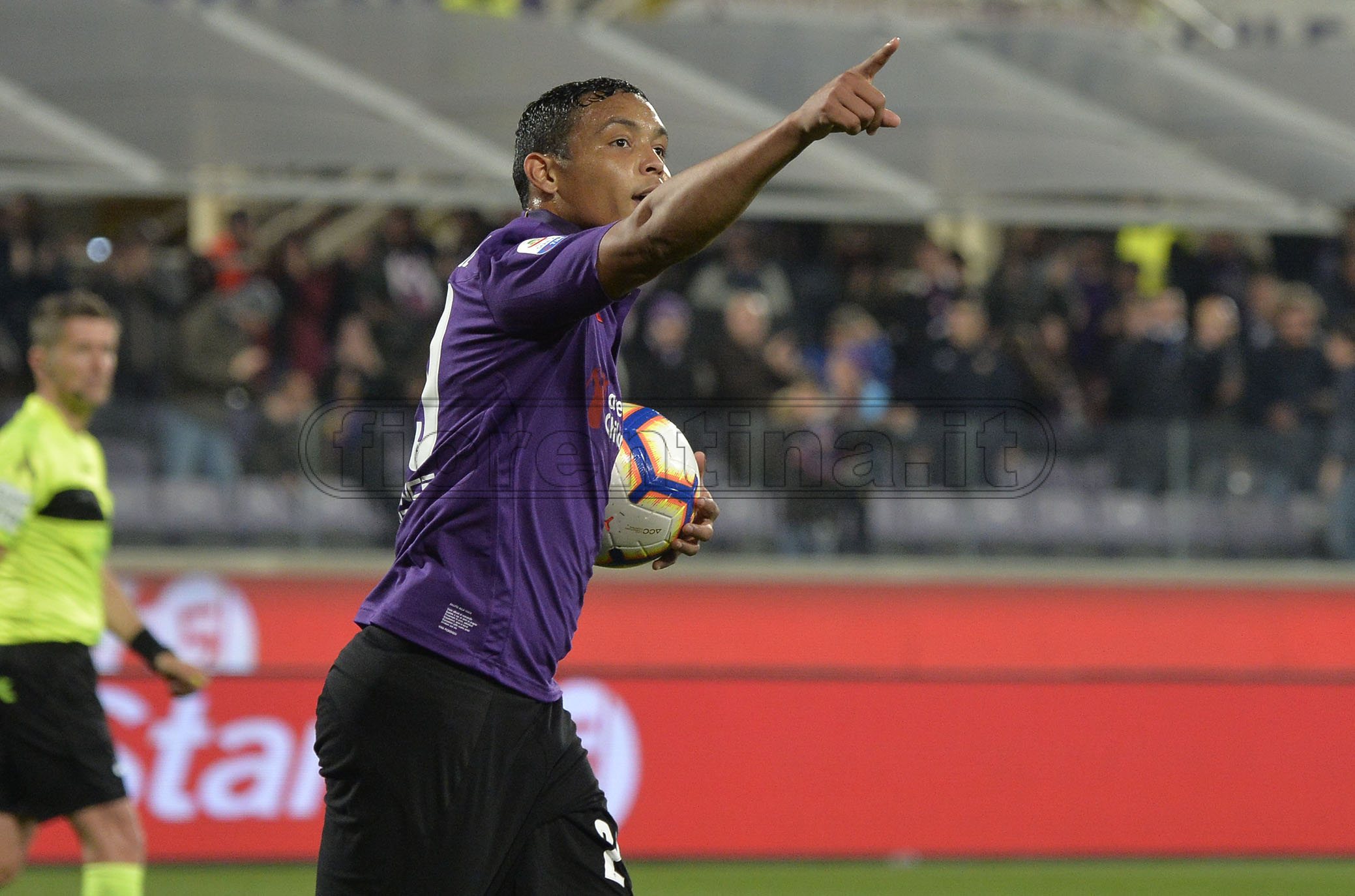 FIORENTINA-LAZIO 10-03-2019 ESULTANZA DI LUIS MURIEL. GALASSI SILVANO/SILPRESS