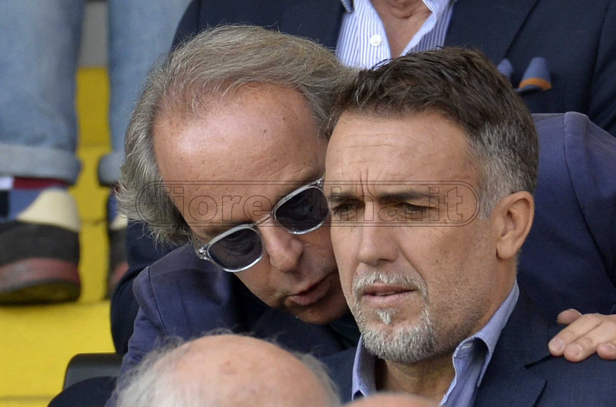 FIORENTINA-TORINO 31-03-2019 ANDREA DELLA AVLLE E GABRIEL BATISTUTA. GALASSI SILVANO/SILPRESS
