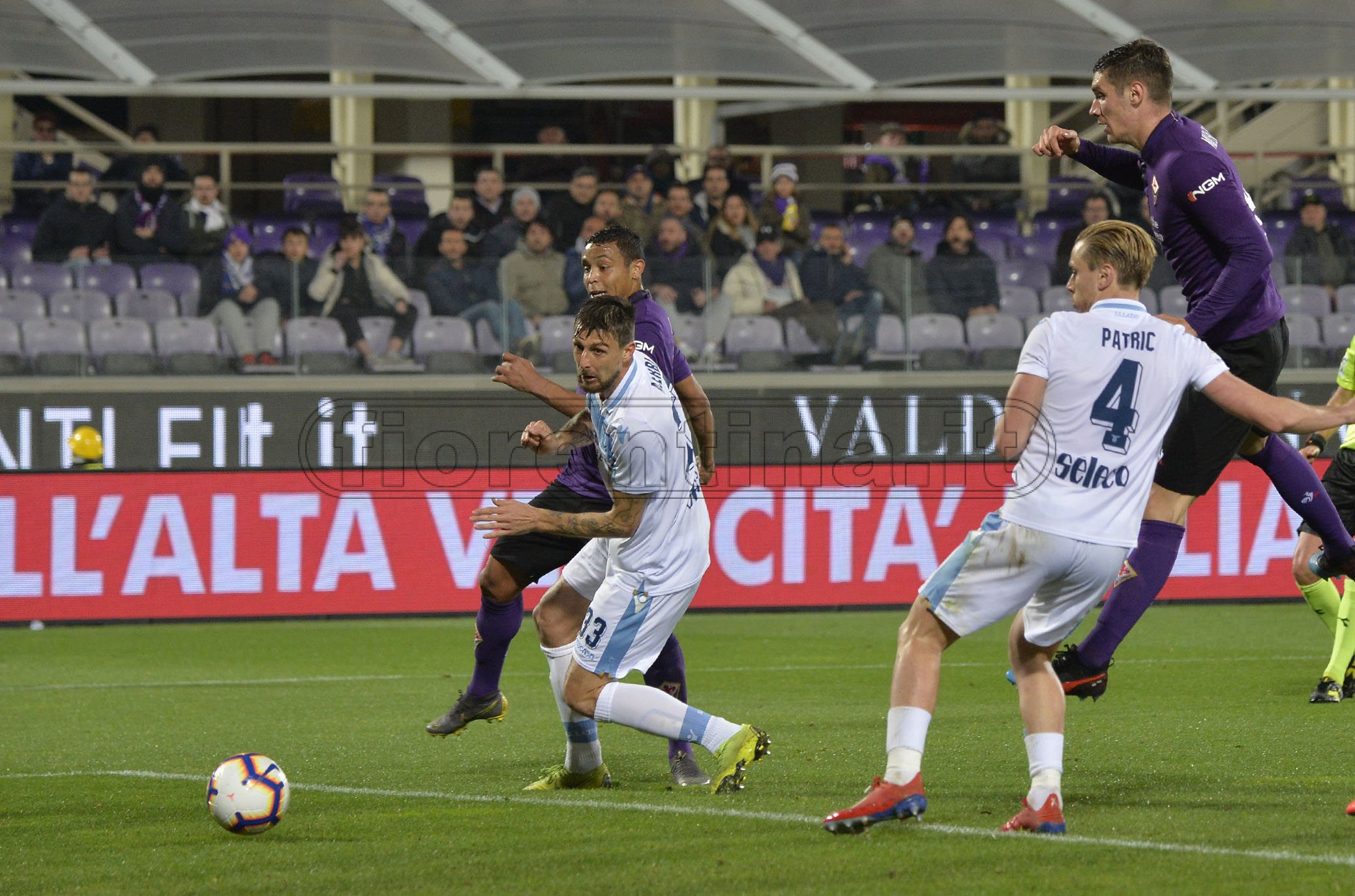 FIORENTINA-LAZIO 10-03-2019 GOL DI LUIS MURIEL. GALASSI SILVANO/SILPRESS