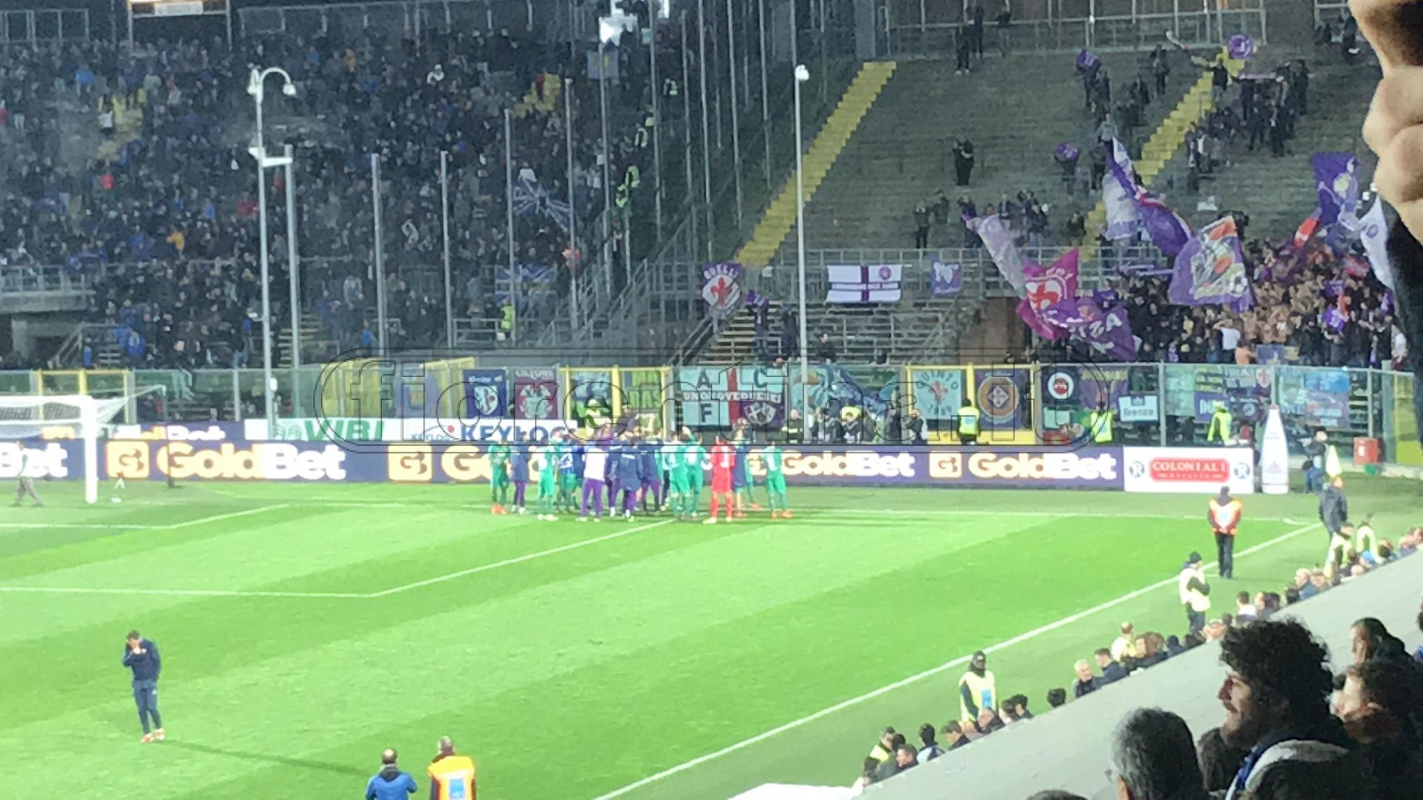 Da Bergamo, i giocatori salutano i tifosi dopo la sconfitta (VIDEO)