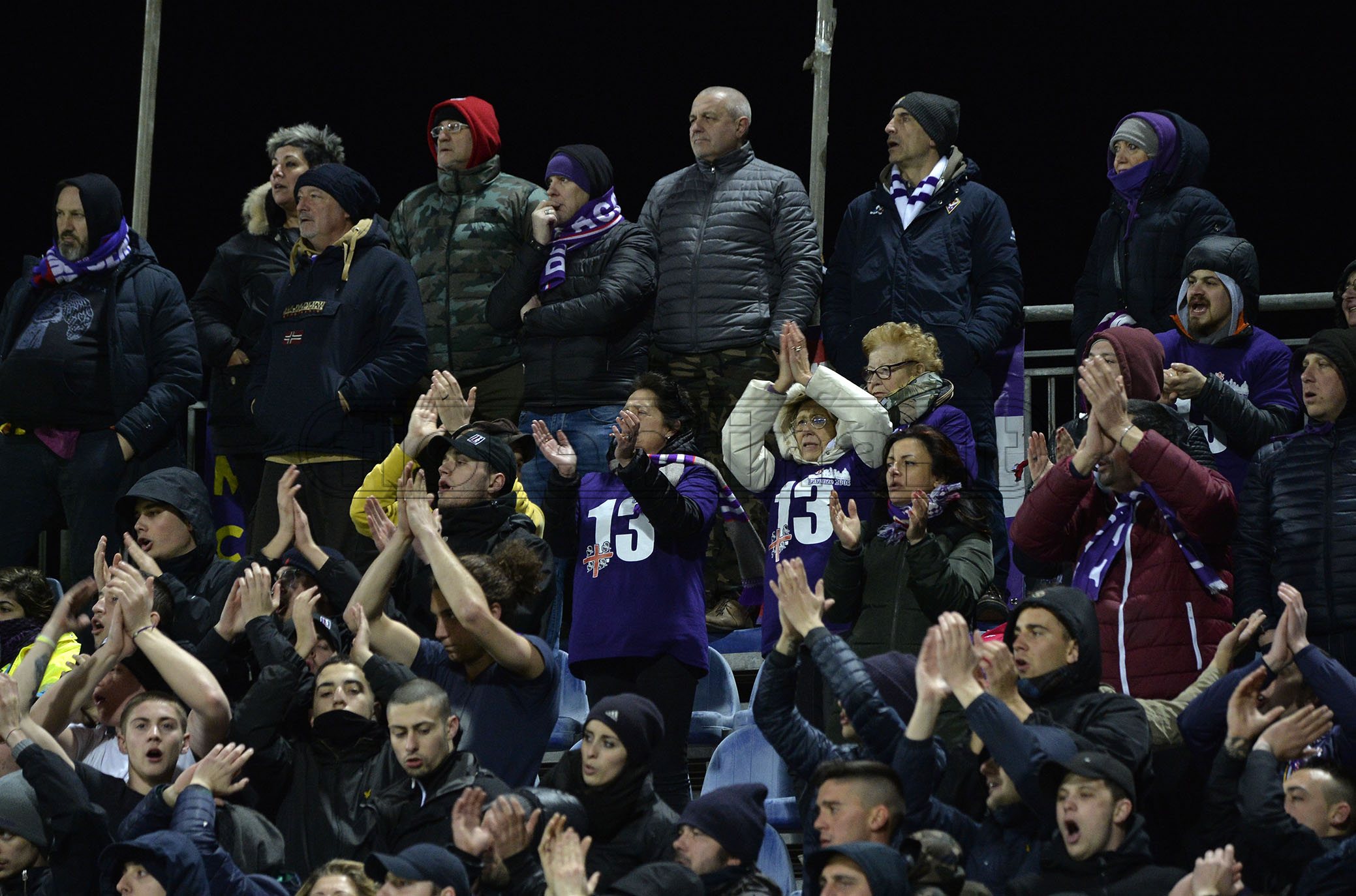 CAGLIARI-FIORENTINA 15-03-2019 TIFOSI DELLA FIORENTINA. GALASSI SILVANO/SILPRESS