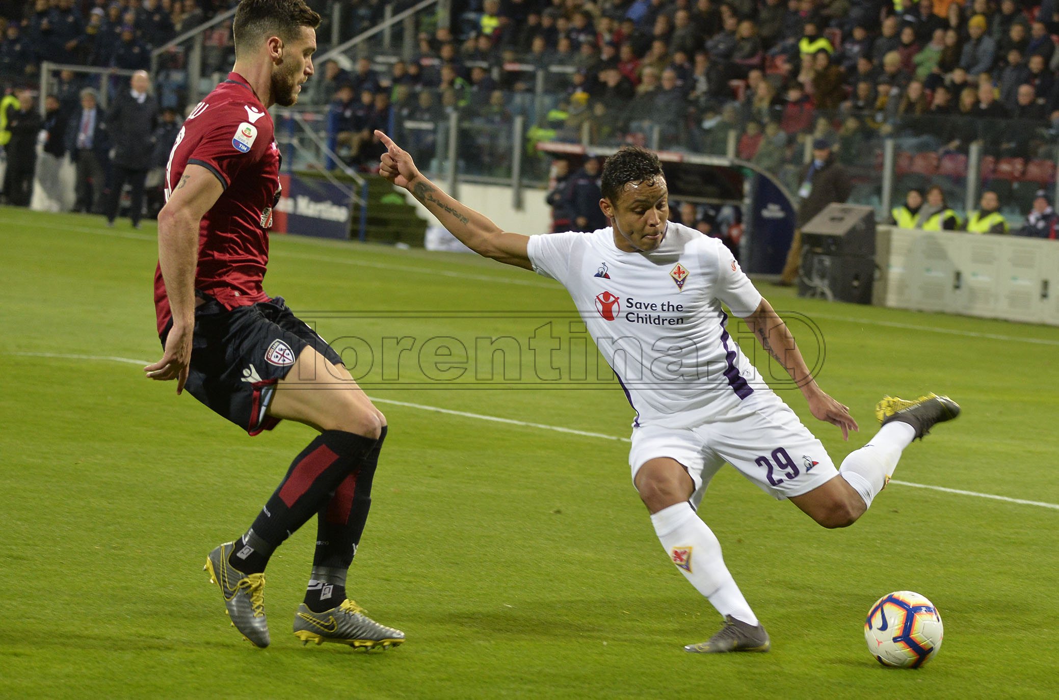 CAGLIARI-FIORENTINA 15-03-2019 LUIS MURIEL GALASSI SILVANO/SILPRESS