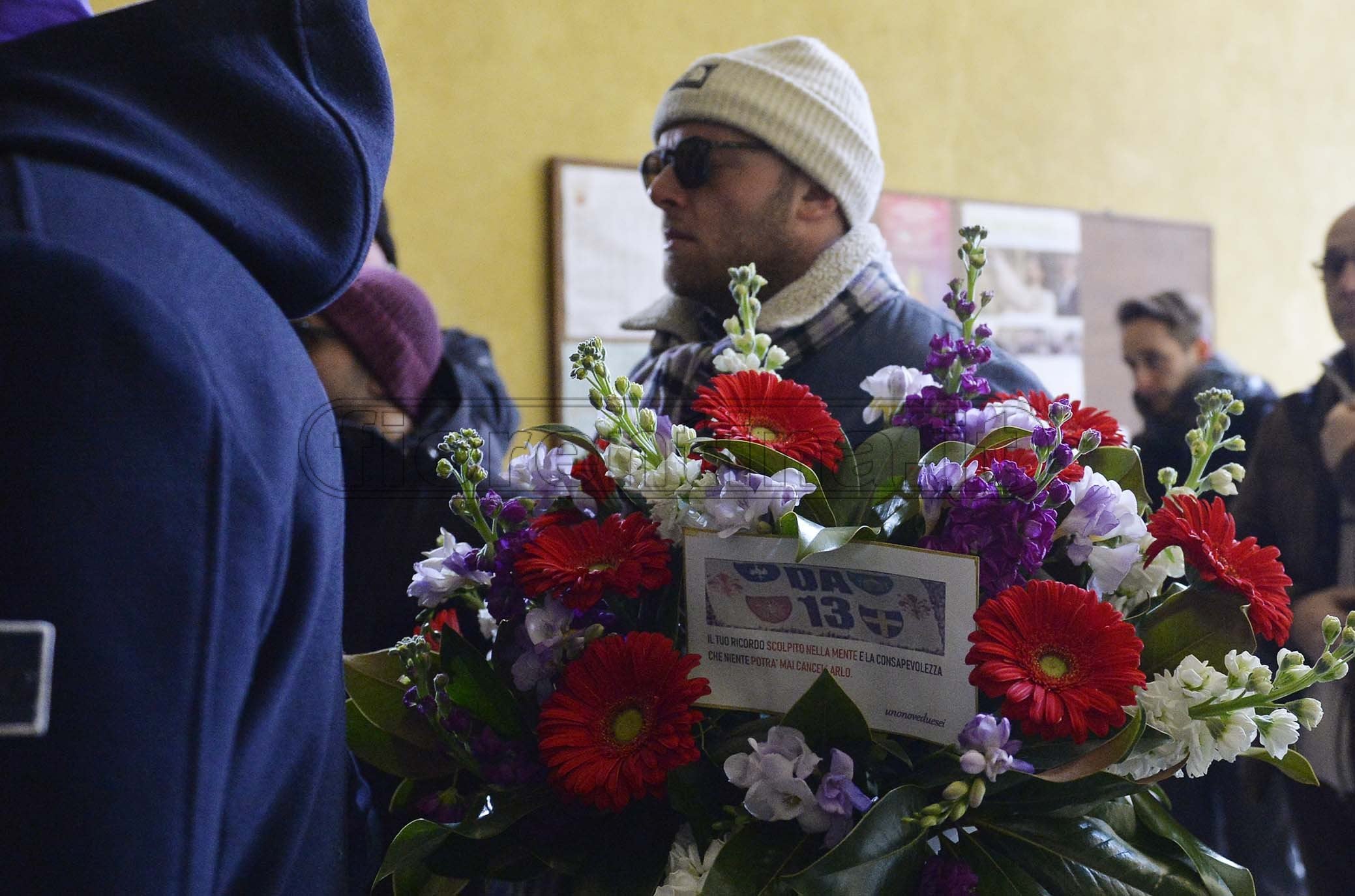 Bergamo 04-03-2019. La squadra a San Pellegrino per commemorare il capitano Davide Astori ad un anno di distanza dalla sua tragica scomparsa. GALASSI SILVANO/SILPRESS