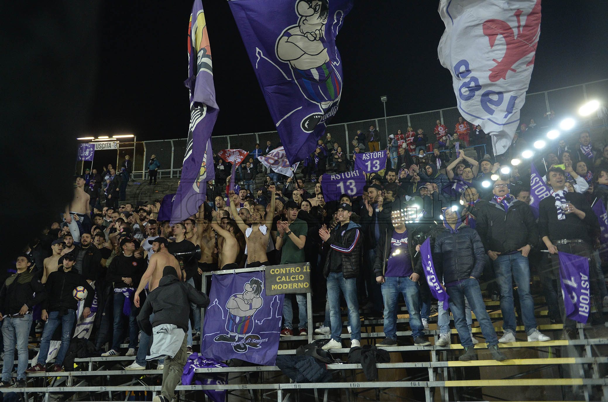 ATALANTA-FIORENTINA 03-03-2019 TIFOSI FIORENTINA. GALASSI SILVANO/SILPRESS