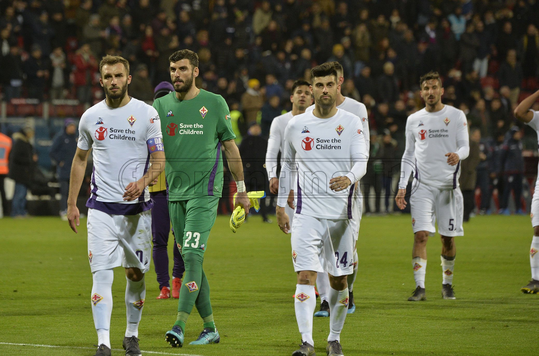 CAGLIARI-FIORENTINA 15-03-3019 DELUSIONE A FINE PARTITA GALASSI SILVANO/SILPRESS