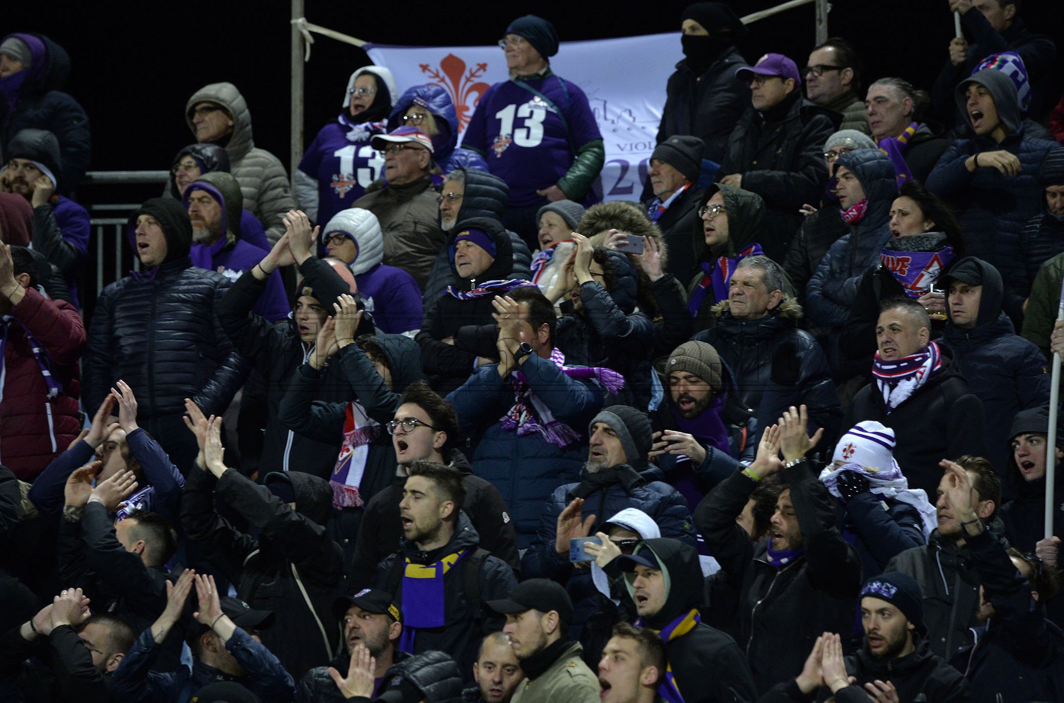 CAGLIARI-FIORENTINA 15-03-2019 TIFOSI DELLA FIORENTINA. GALASSI SILVANO/SILPRESS