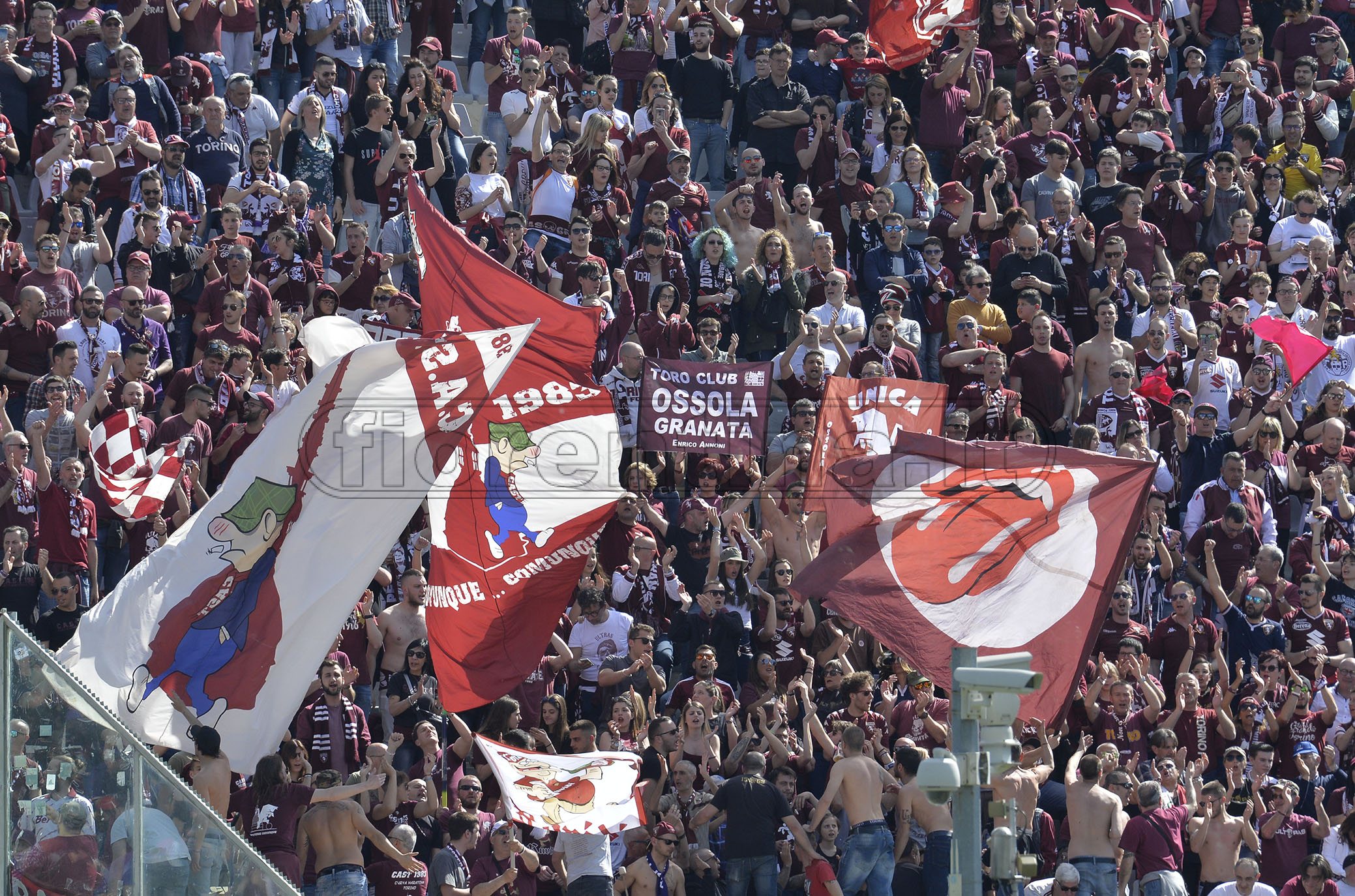 FIORENTINA-TORINO 31-03-2019 TIFOSI DEL TORINO. GALASSI SILVANO/SILPRESS