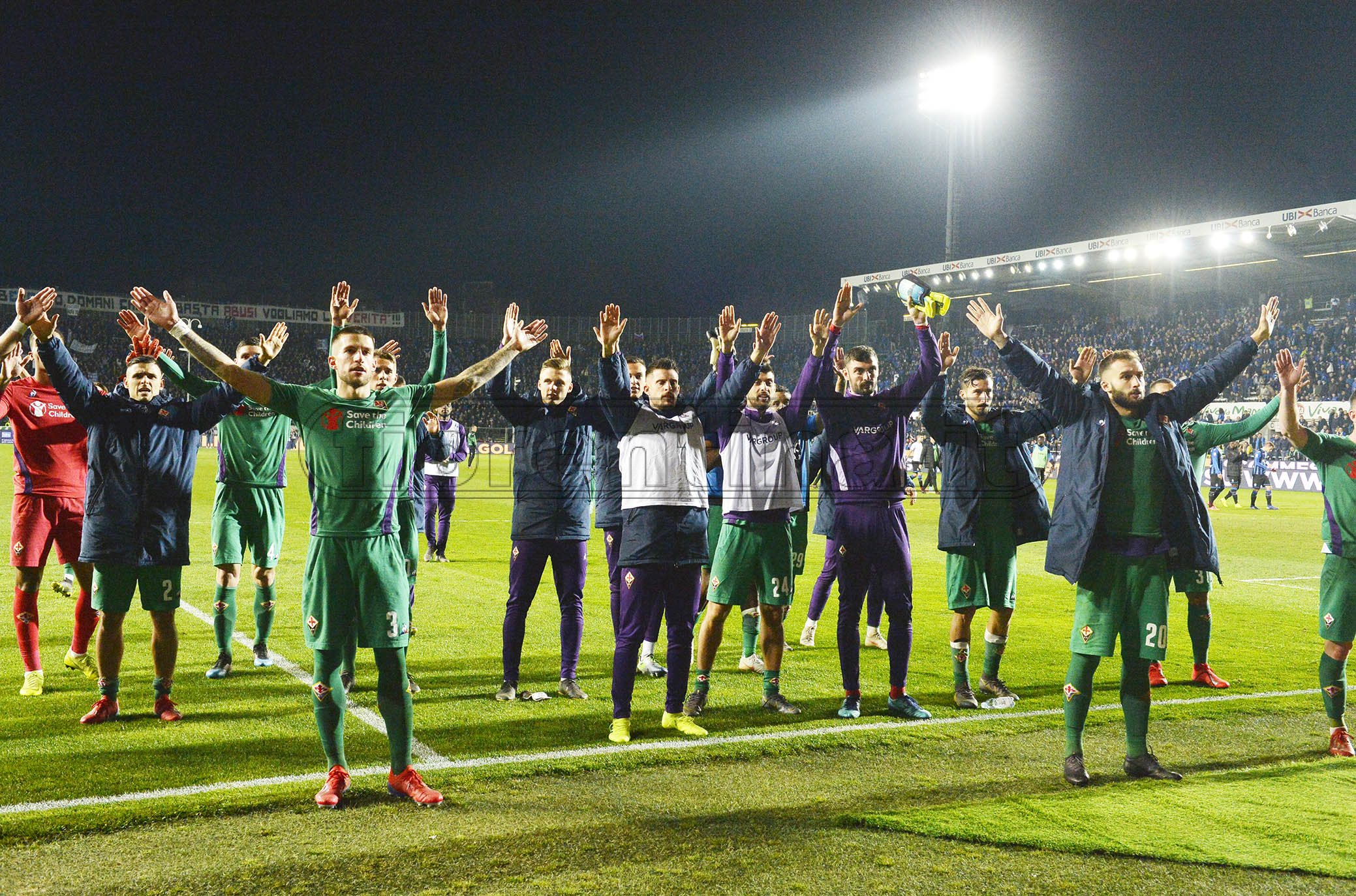 ATALANTA-FIORENTINA 03-03-2019 SALUTO AL CAPITANO IN RICORDO DI DAVIDE ASTORI . GALASSI SILVANO/SILPRESS