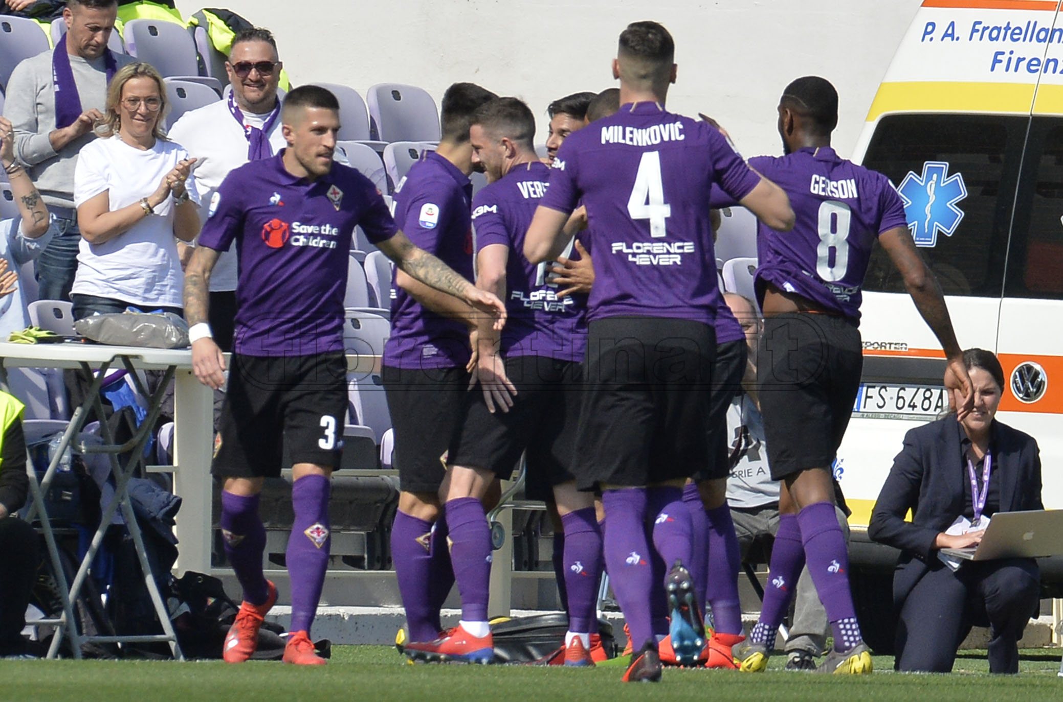 FIORENTINA-TORINO 31-03-2019 ESULTANZA DI GIOVANNI SIMEONE. GALASSI SILVANO/SILPRESS