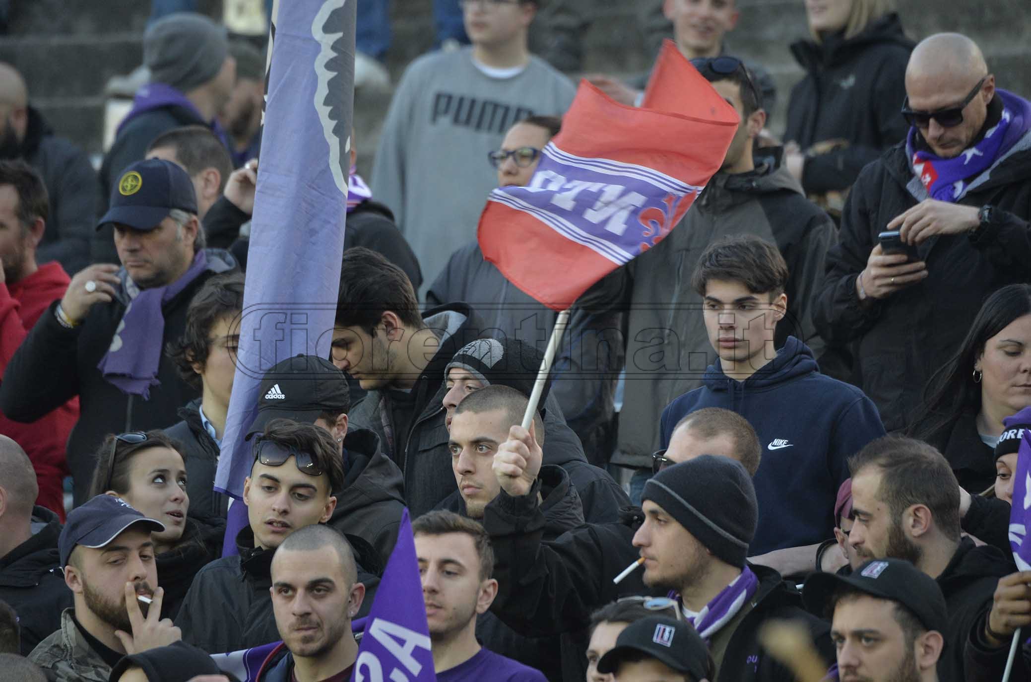 ATALANTA-FIORENTINA 03-03-2019 TIFOSI DELLA FIORENTINA GALASSI SILVANO/SILPRESS