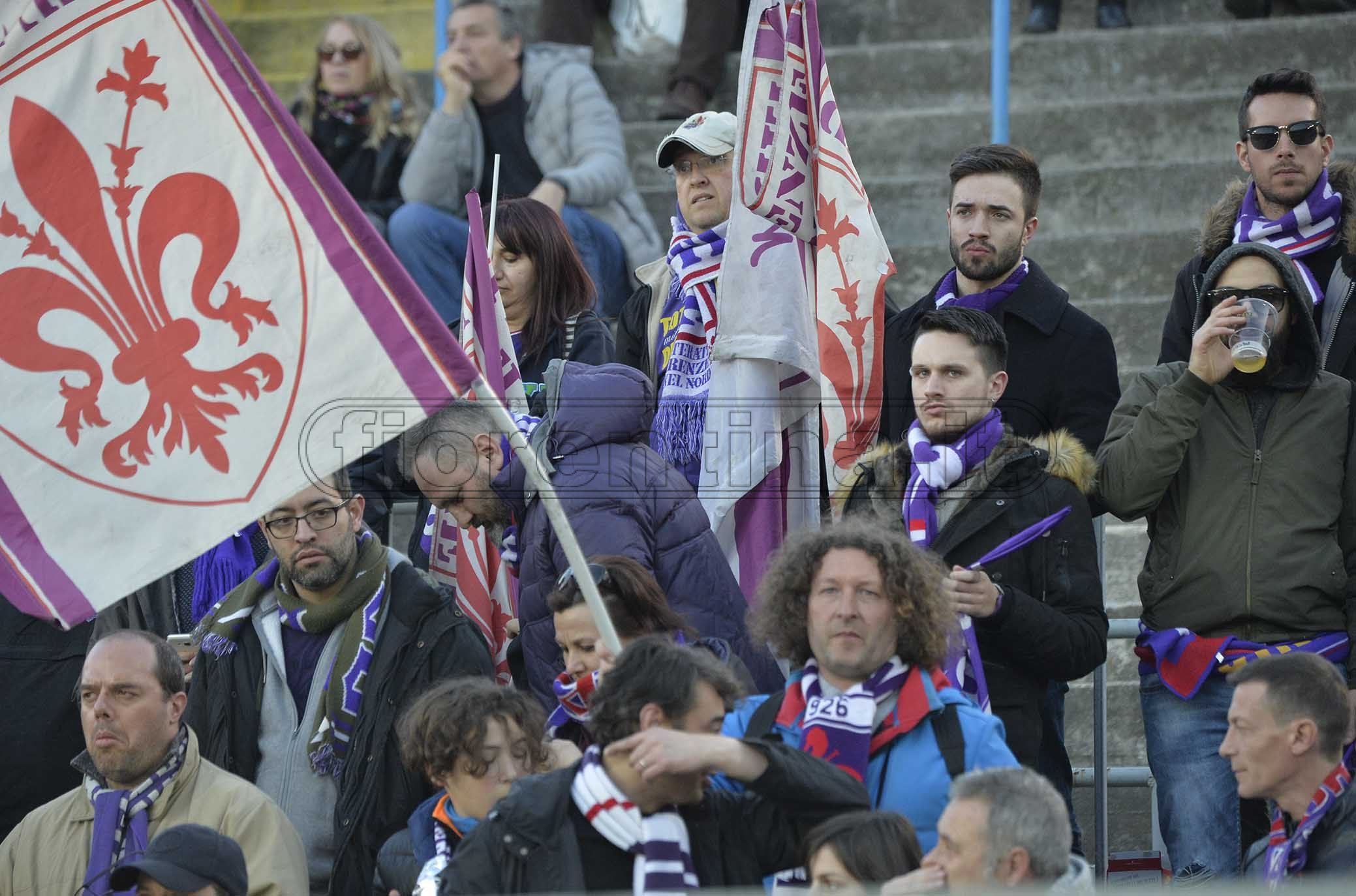 ATALANTA-FIORENTINA 03-03-2019 TIFOSI DELLA FIORENTINA GALASSI SILVANO/SILPRESS
