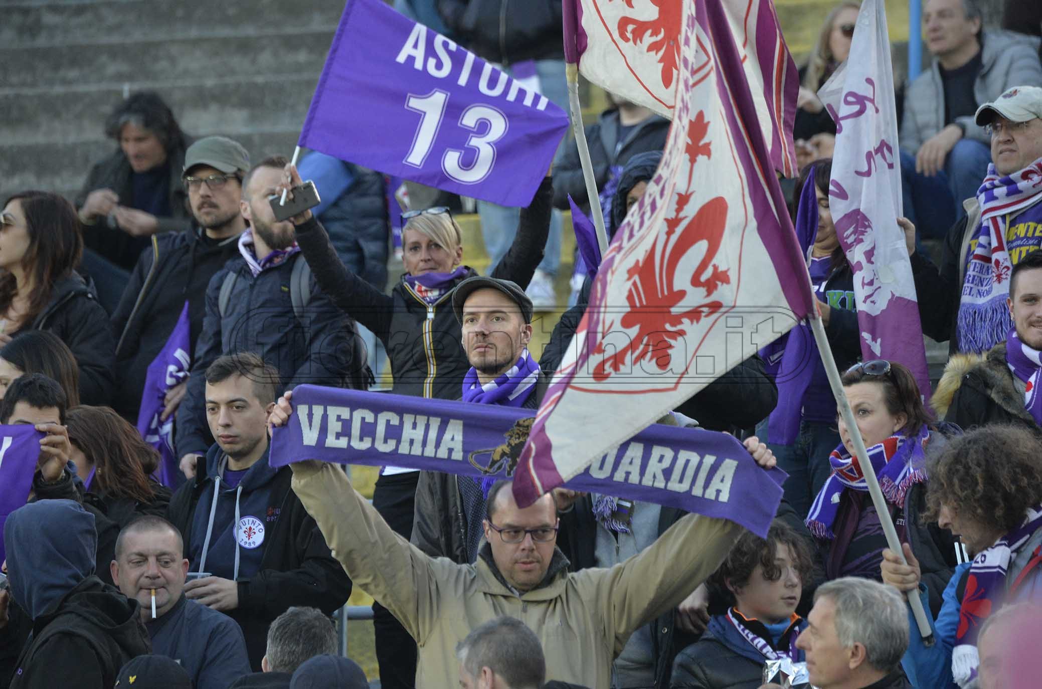 ATALANTA-FIORENTINA 03-03-2019 TIFOSI DELLA FIORENTINA GALASSI SILVANO/SILPRESS
