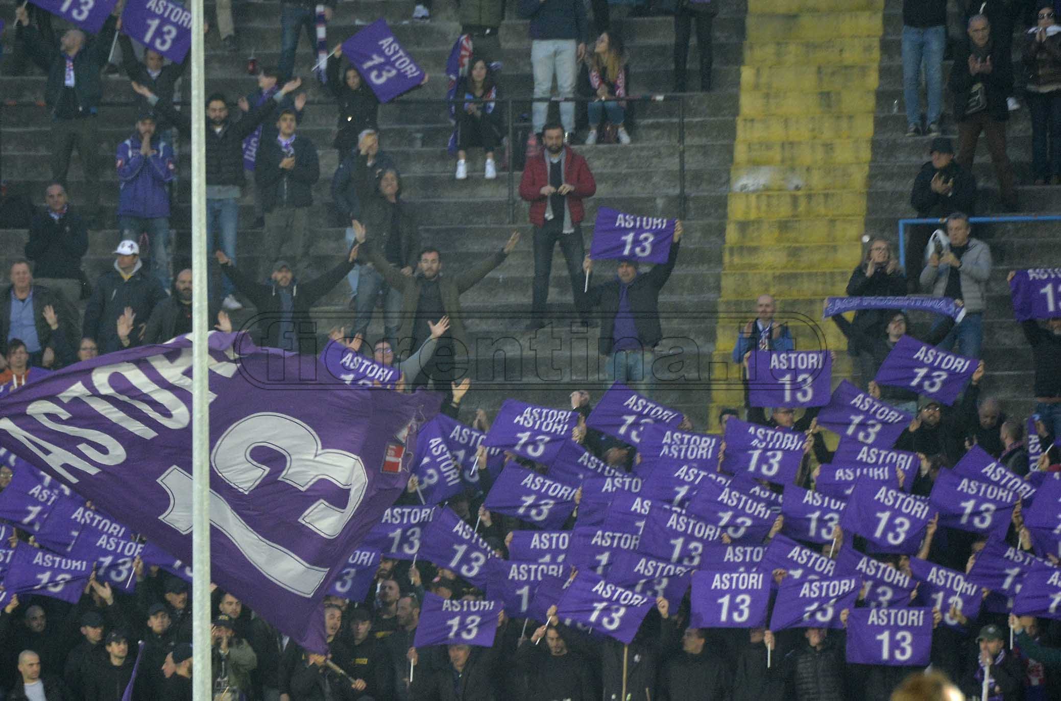 ATALANTA-FIORENTINA 03-03-2019 TIFOSI DELLA FIORENTINA GALASSI SILVANO/SILPRESS