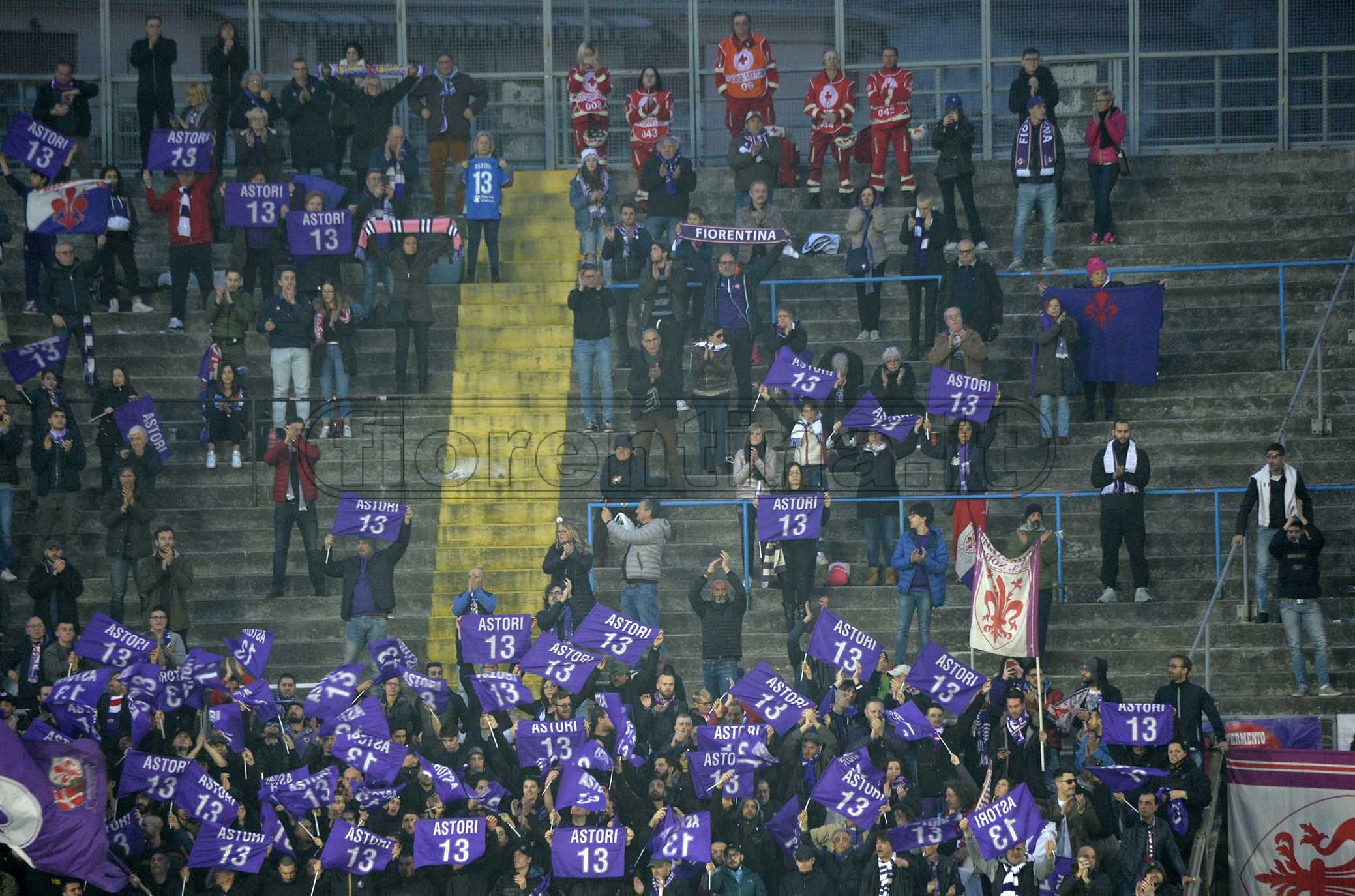 ATALANTA-FIORENTINA 03-03-2019 TIFOSI DELLA FIORENTINA GALASSI SILVANO/SILPRESS