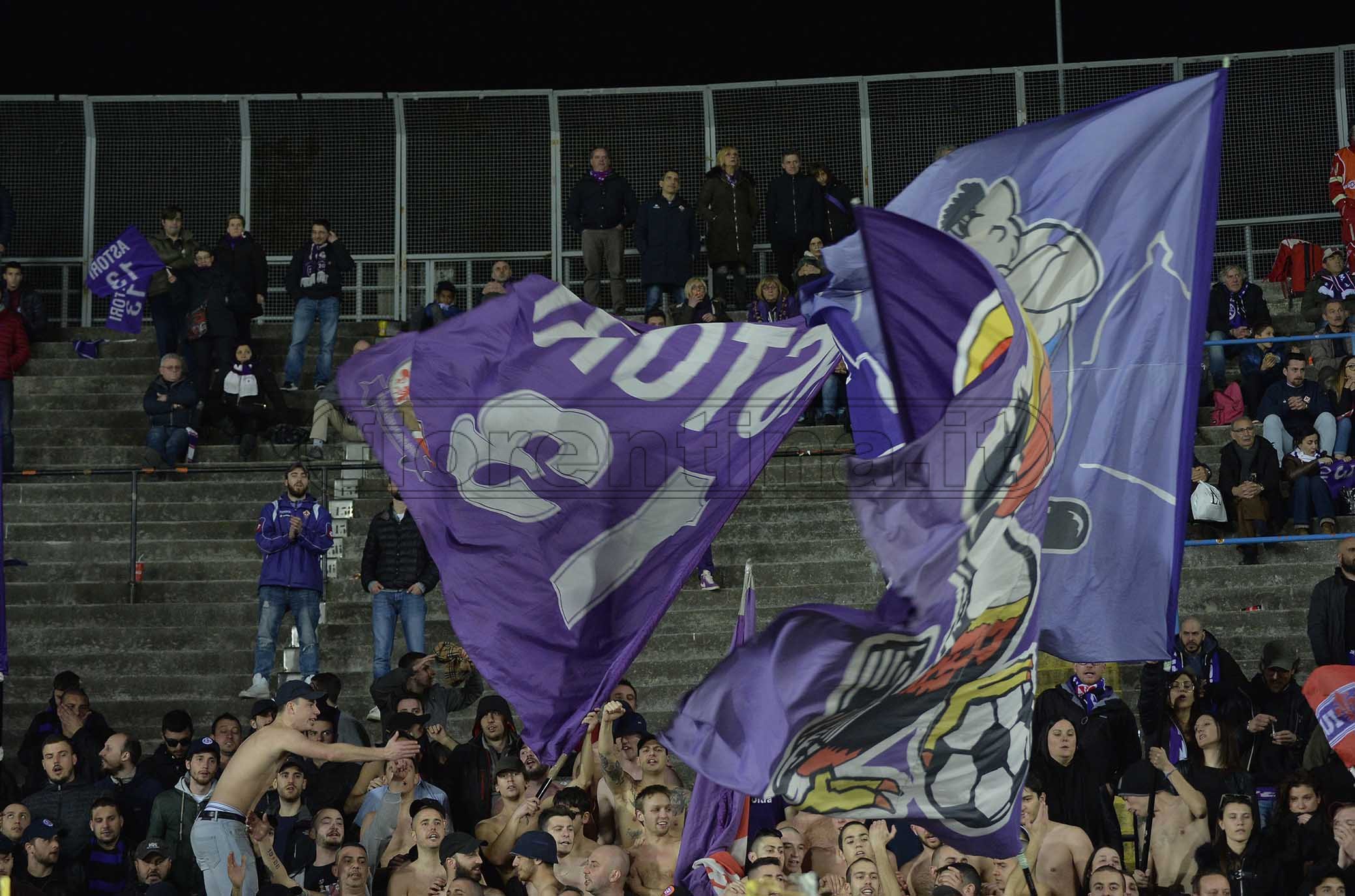 ATALANTA-FIORENTINA 03-03-2019 TIFOSI DELLA FIORENTINA GALASSI SILVANO/SILPRESS