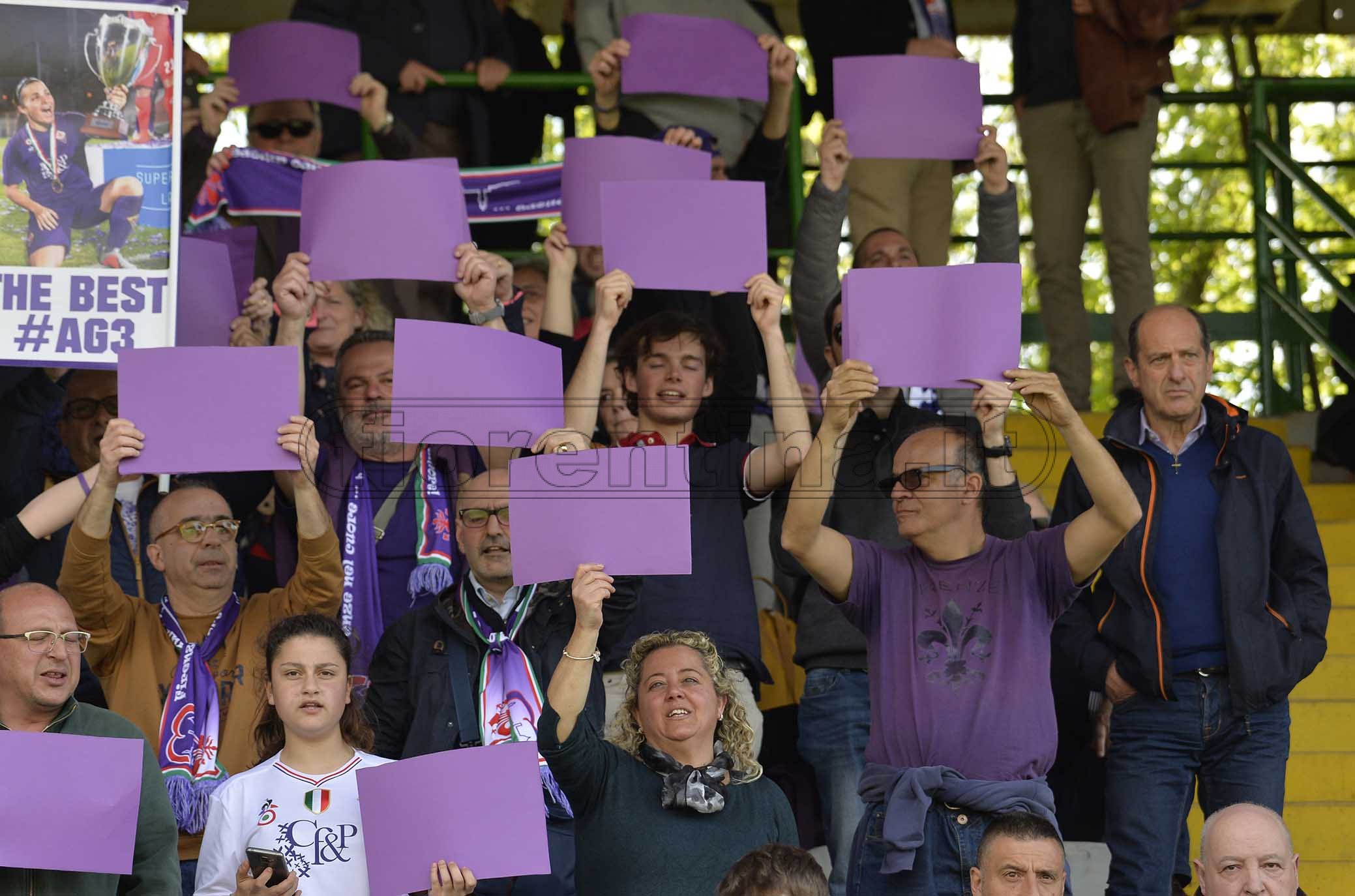 FIORENTINA WOMEN'S-ROMA 17-04-2019. TIFOSI E TIFOSE. GALASSI SILVANO/SILPRESS