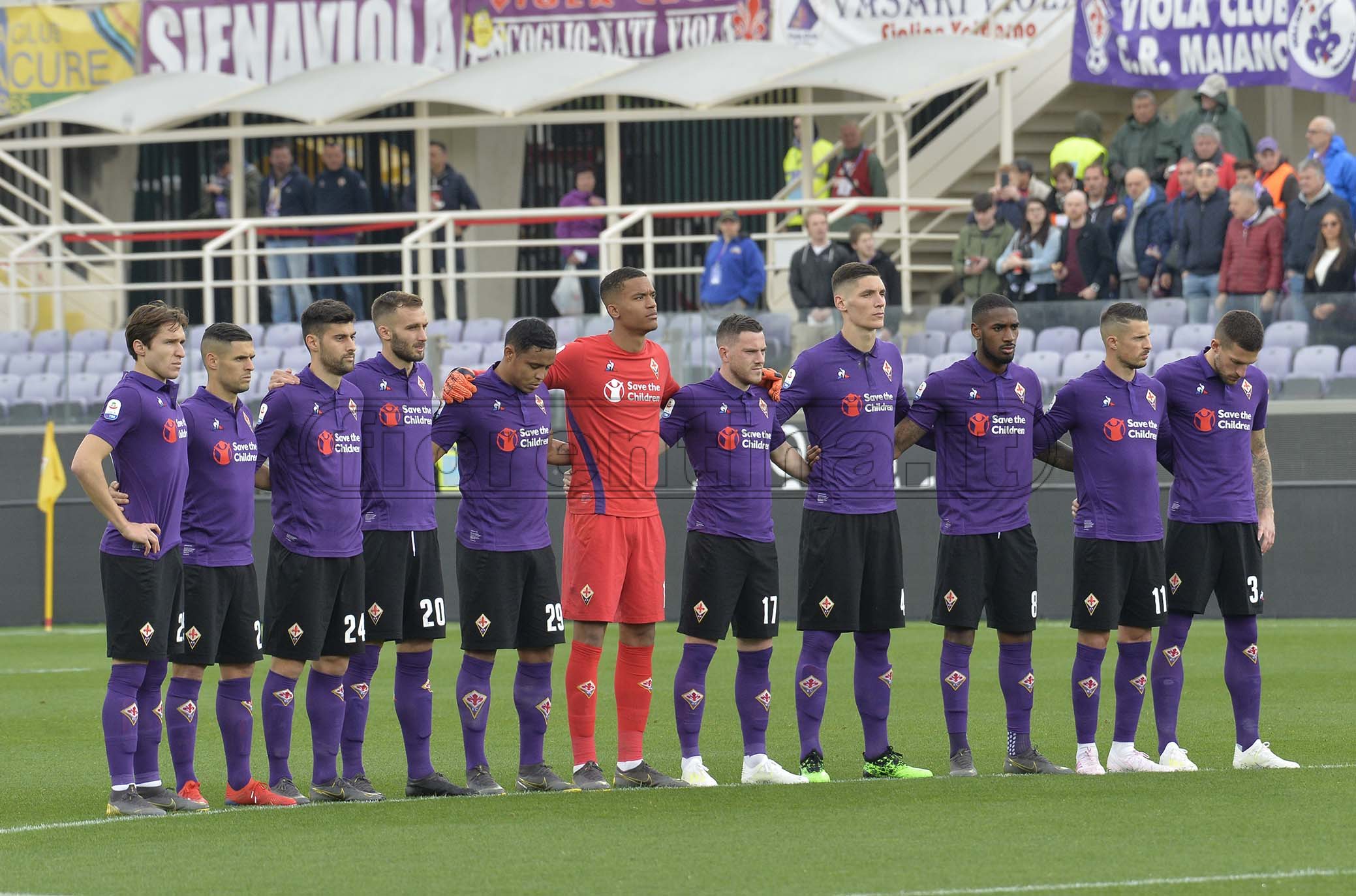 FIORENTINA-FROSINONE 07-04-2019 SQUADRA FIORENTINA. GALASSI SILVANO/SILPRESS