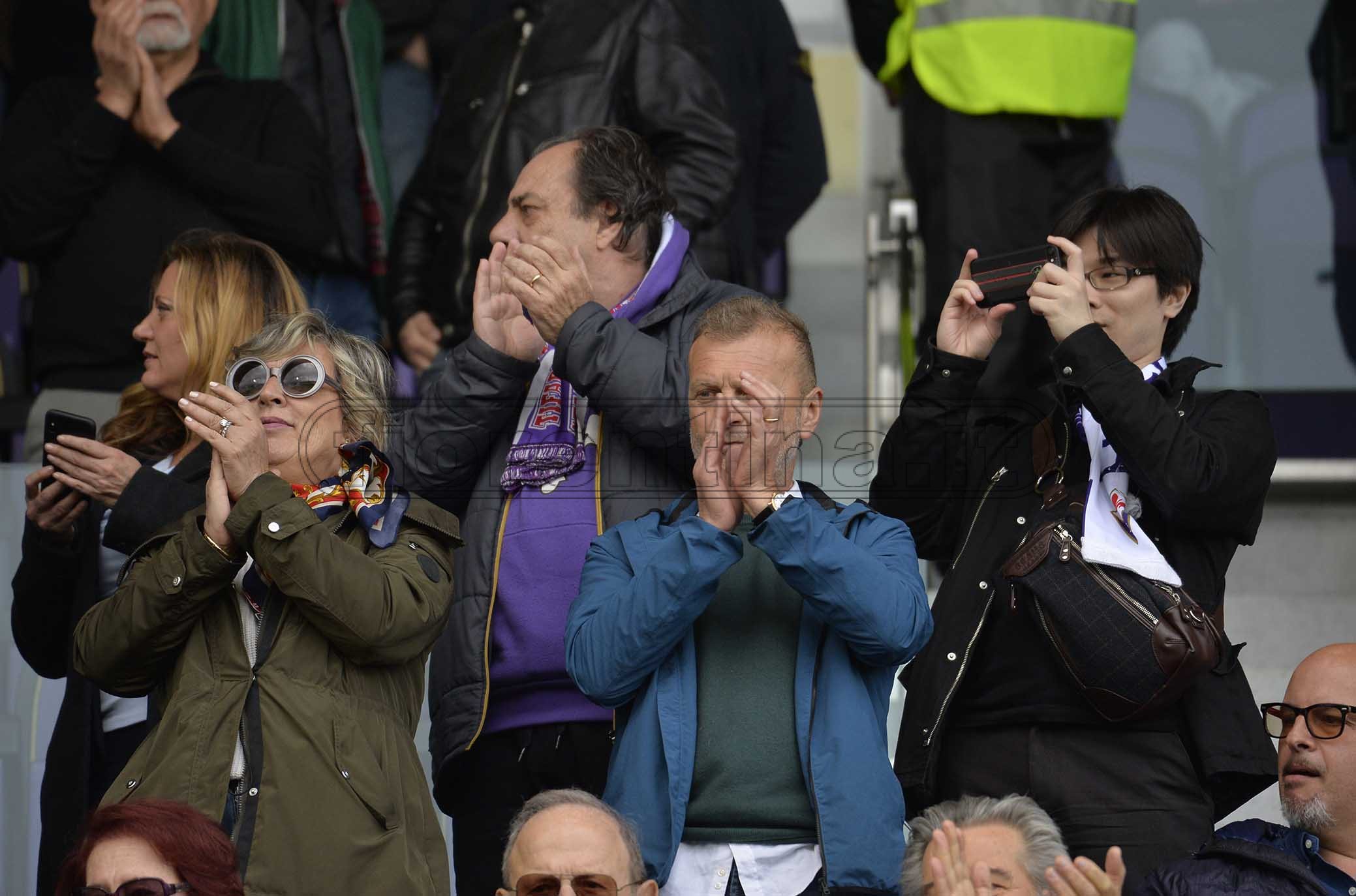FIORENTINA PRIMAVERA 14-04-2019. TIFOSI DELLA FIORENTINA. GALASSI SILVANO/SILPRESS